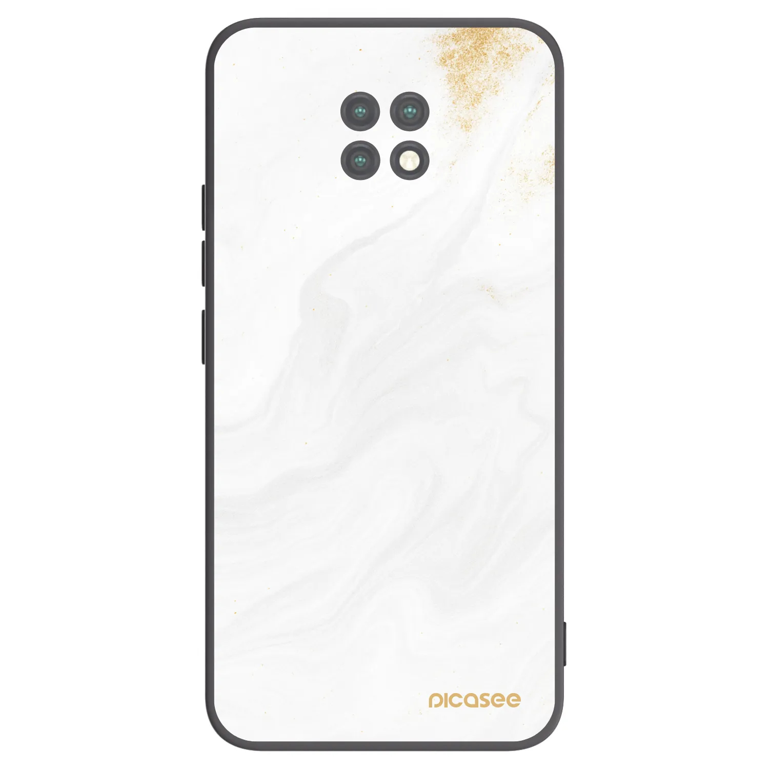 Picasee silikonski črni ovitek za Xiaomi Redmi Note 9T - White