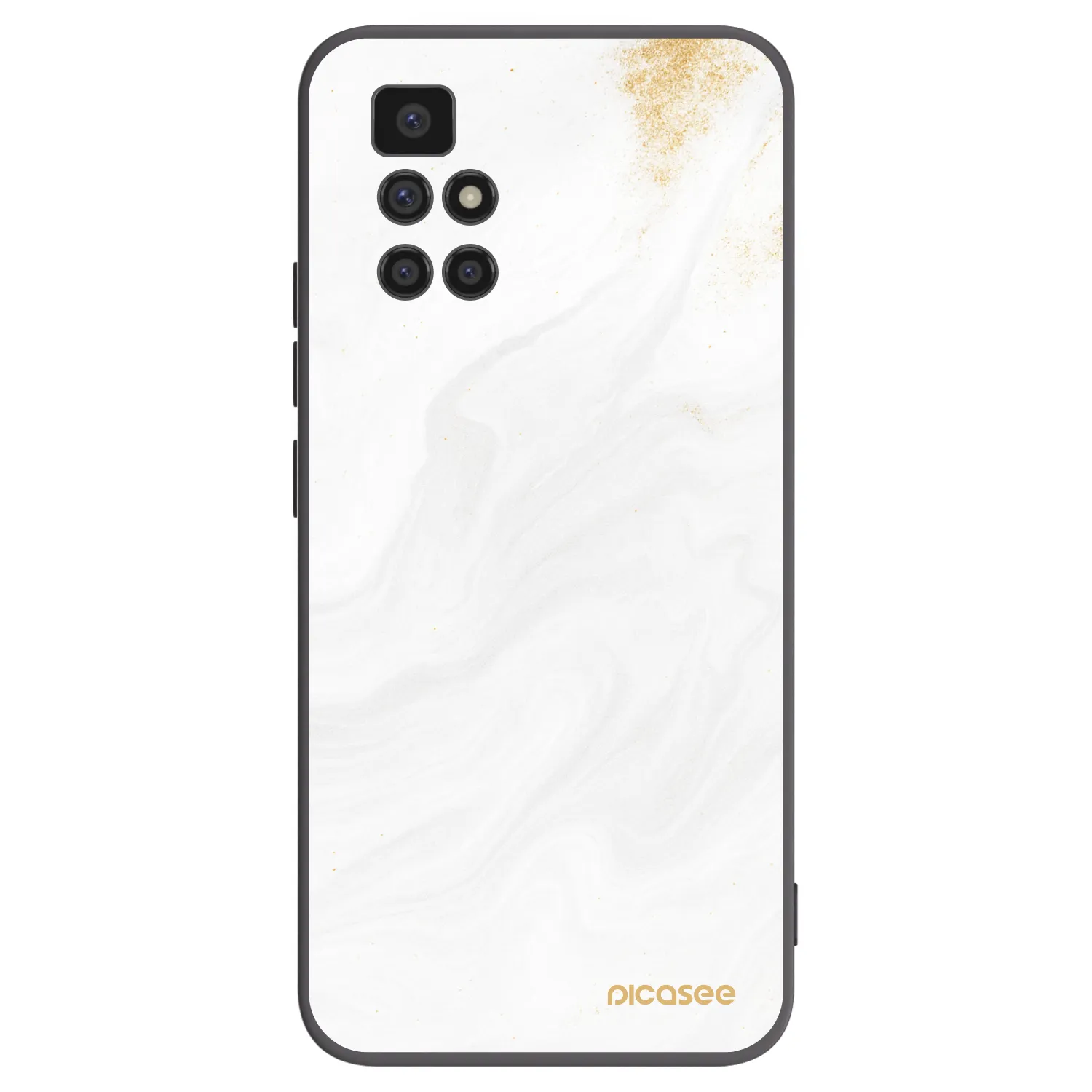 Picasee silikonski črni ovitek za Xiaomi Redmi 10 - White