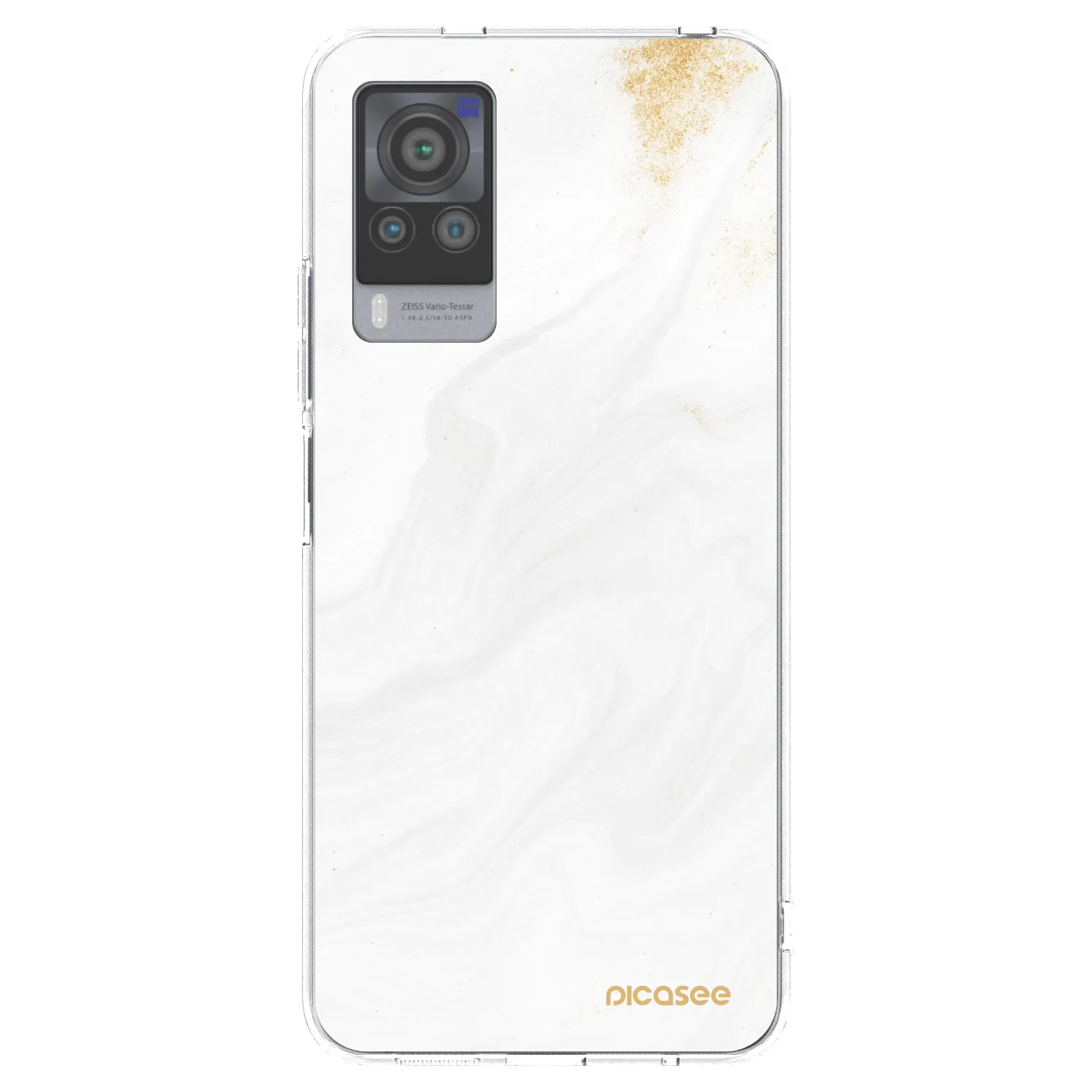 Picasee silikonski prozorni ovitek za Vivo X60 Pro 5G - White