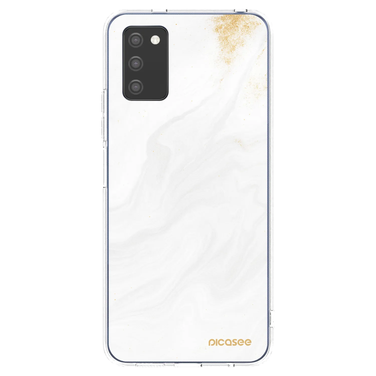 Picasee silikonski prozorni ovitek za Samsung Galaxy A03s A037G - White