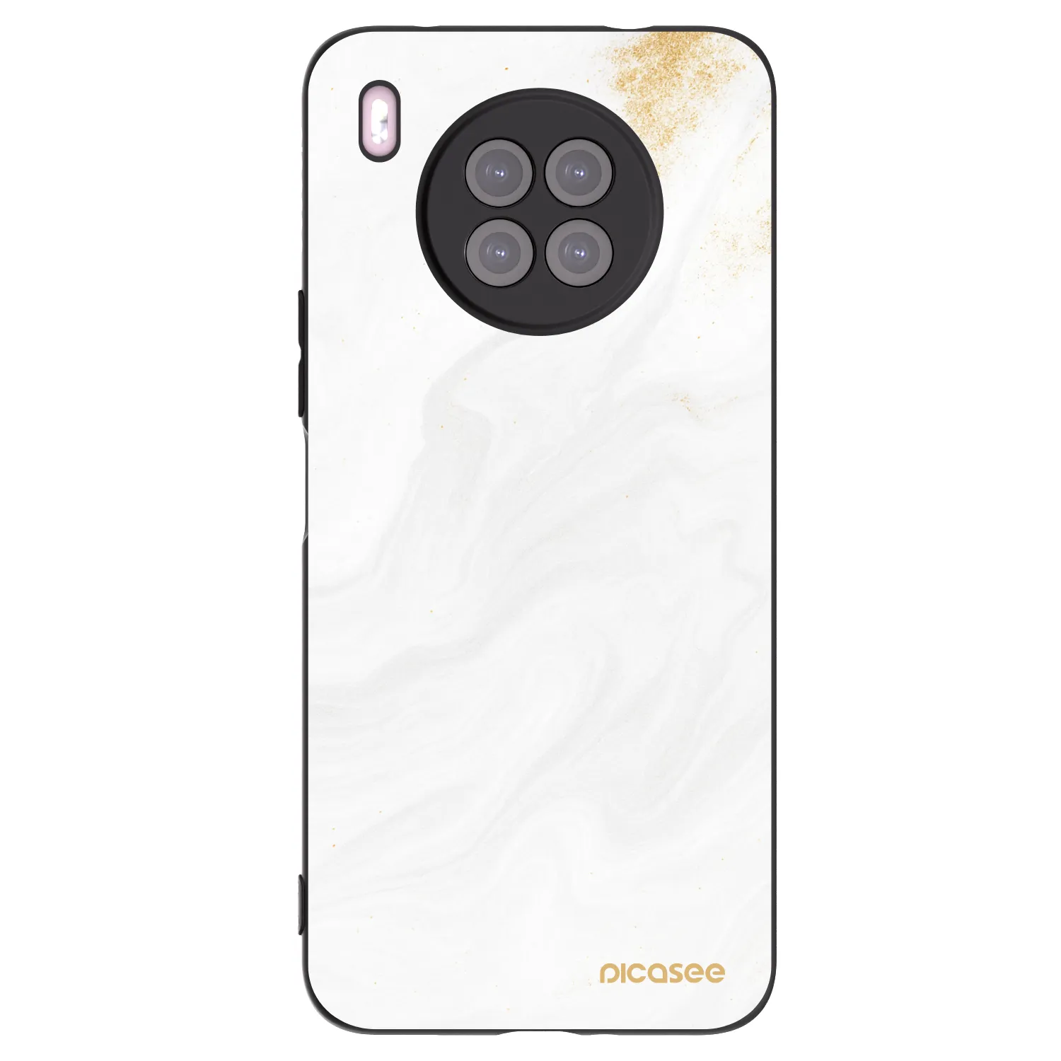 Picasee silikonski črni ovitek za Huawei Nova 8i - White