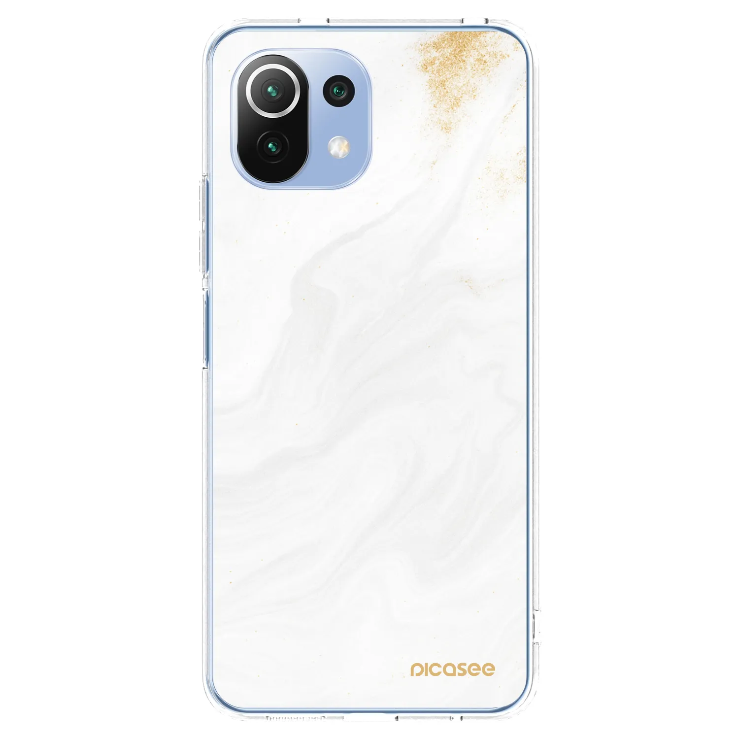 Picasee silikonski prozorni ovitek za Xiaomi 11 Lite 5G NE - White