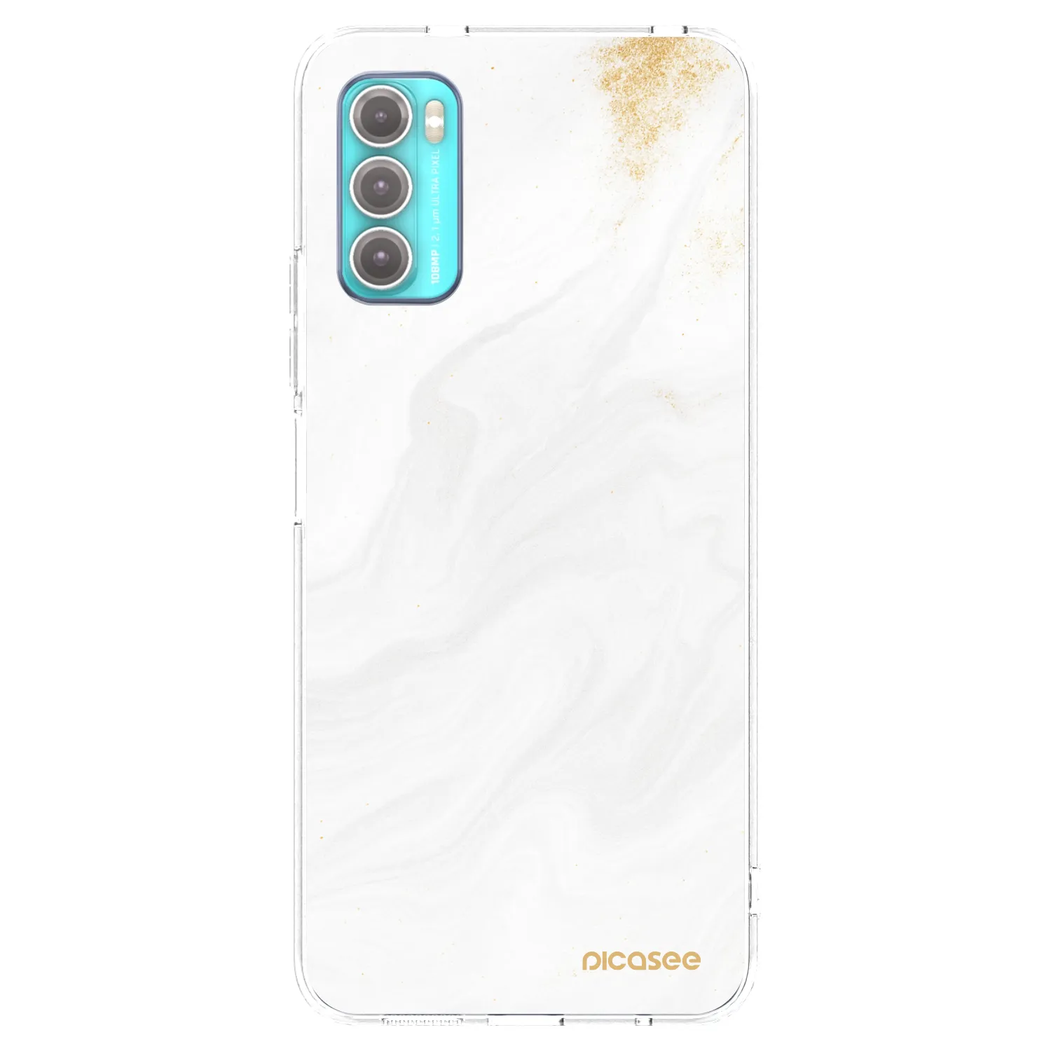 Picasee silikonski prozorni ovitek za Motorola Moto G60 - White