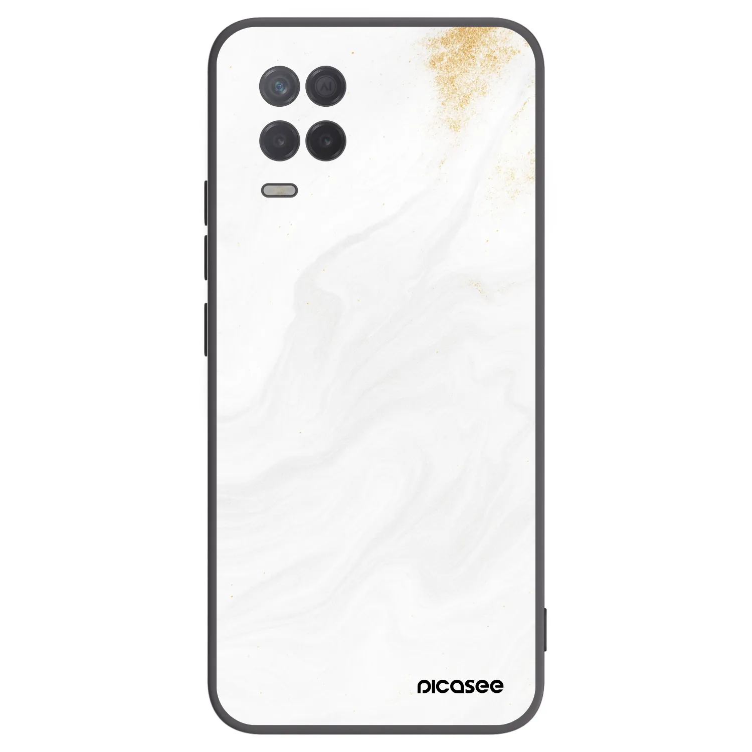 Picasee silikonski črni ovitek za Realme 8 5G - White