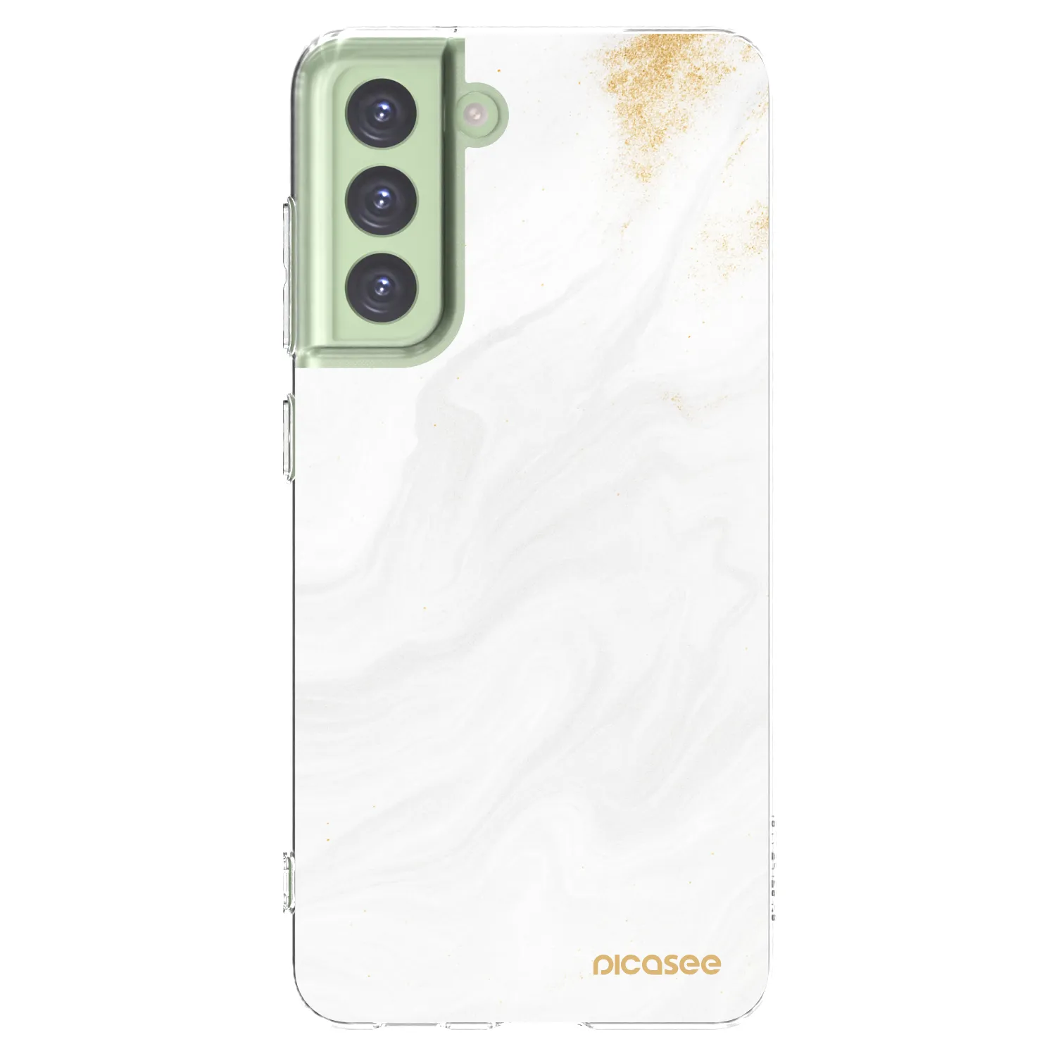 Picasee silikonski prozorni ovitek za Samsung Galaxy S21 FE 5G - White