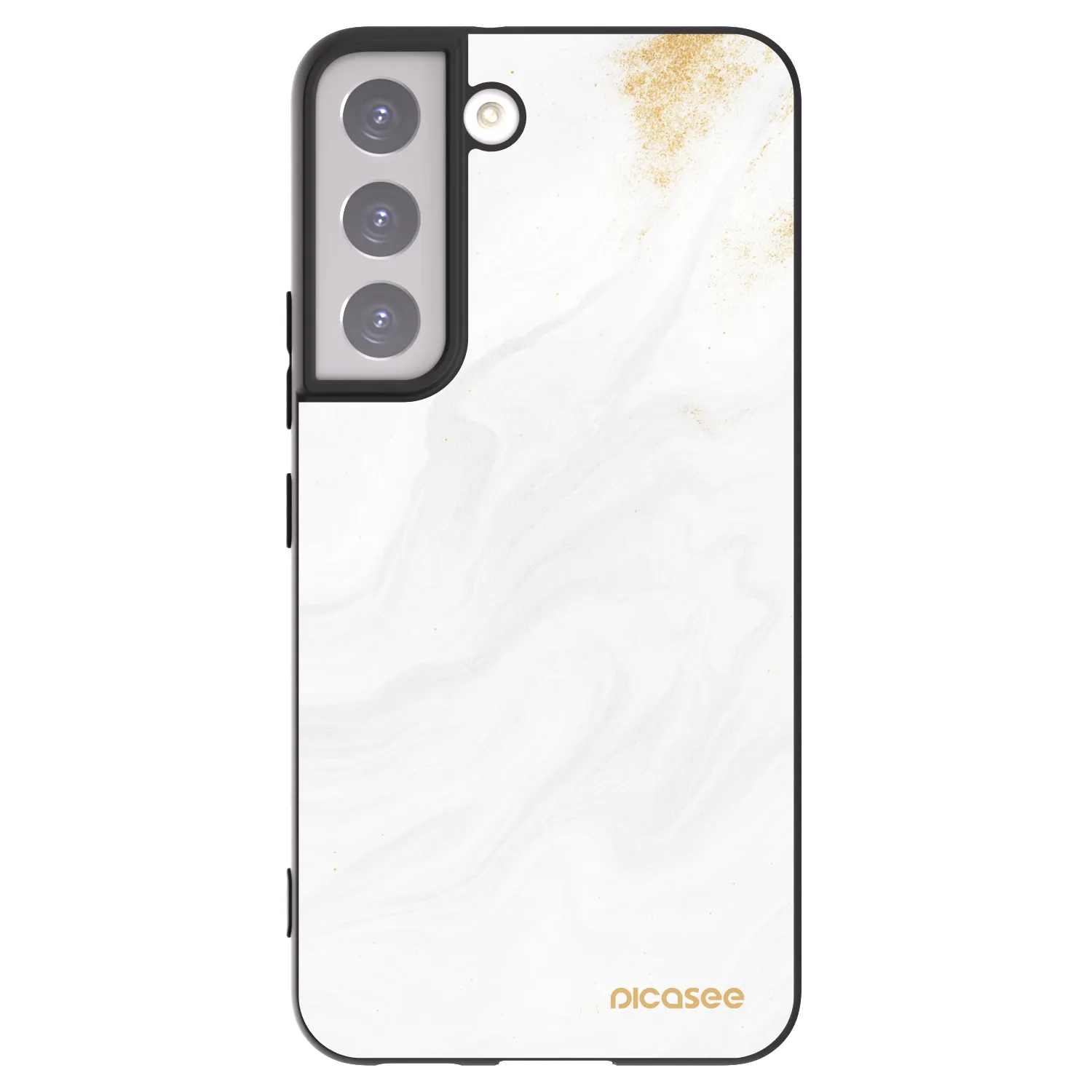 Picasee silikonski črni ovitek za Samsung Galaxy S22 5G - White