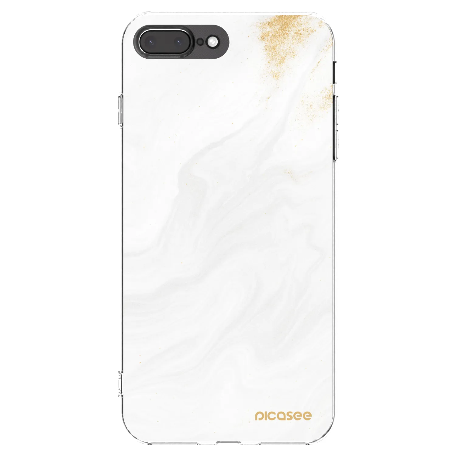 Picasee silikonski prozorni ovitek za Apple iPhone 7 Plus - White