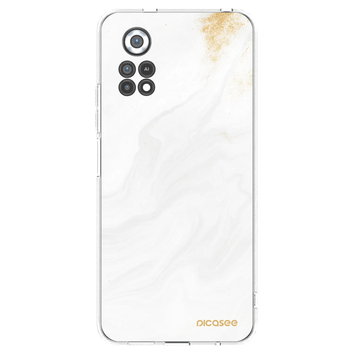Picasee silikonski prozorni ovitek za Xiaomi Poco X4 Pro 5G - White