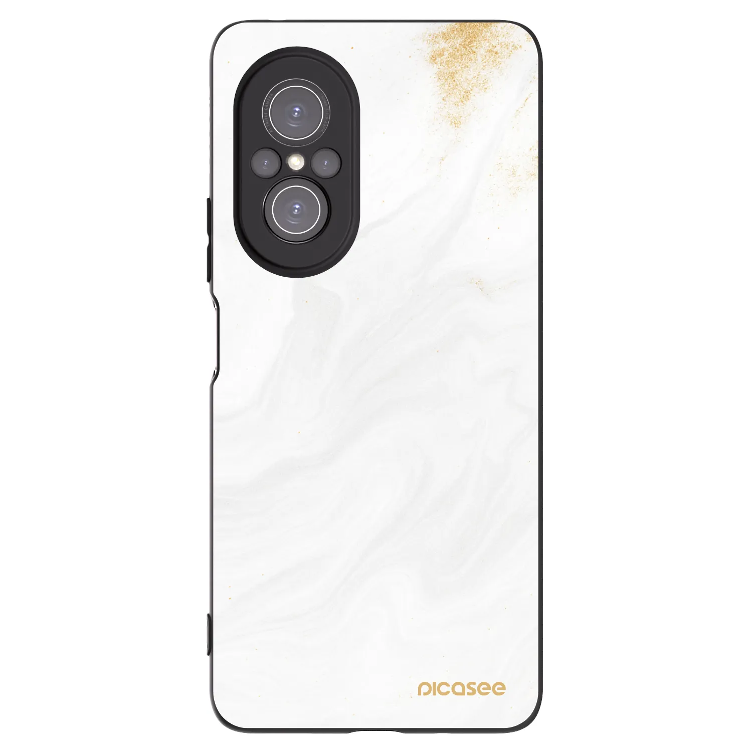 Picasee silikonski črni ovitek za Huawei Nova 9 SE - White
