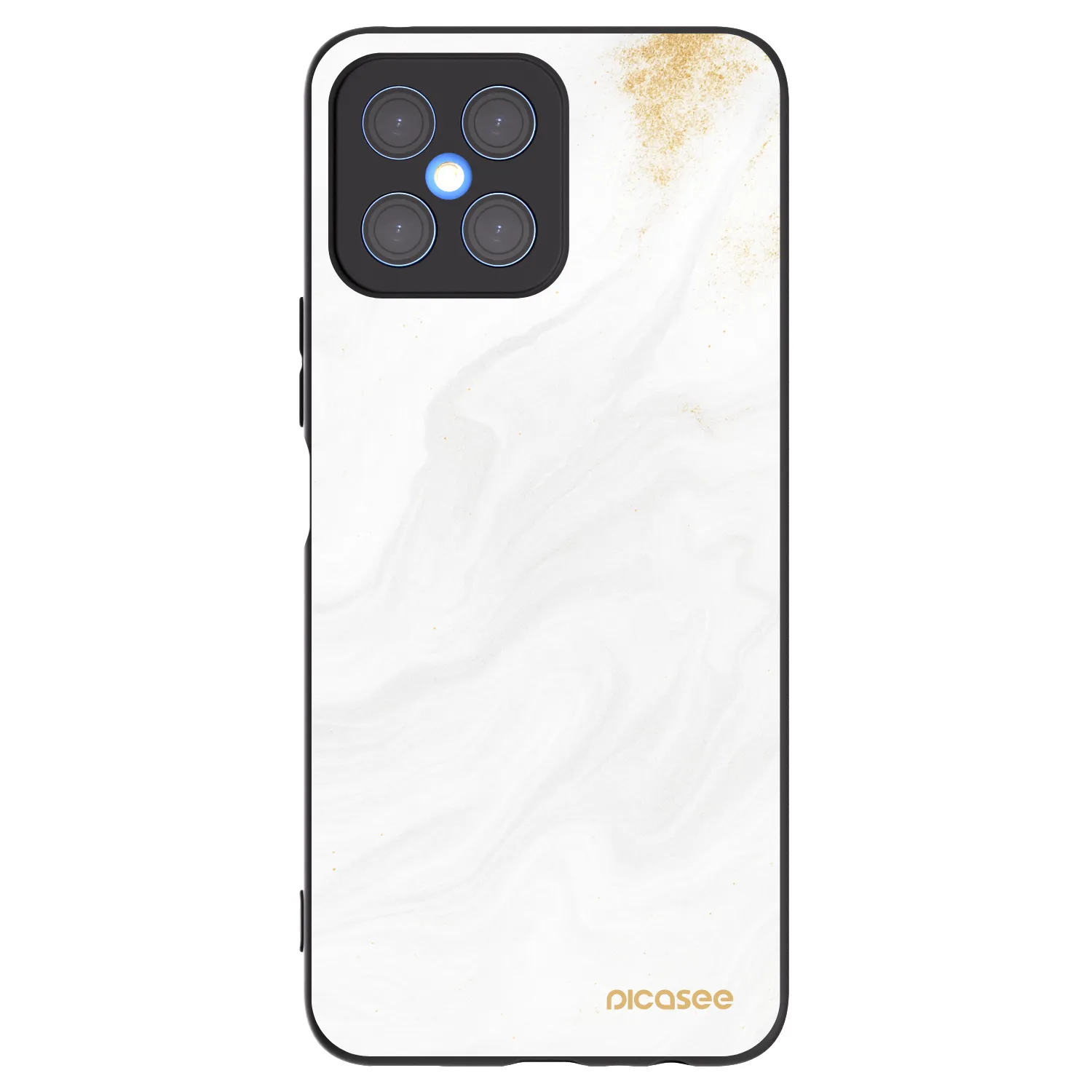 Picasee silikonski črni ovitek za Honor X8 4G - White