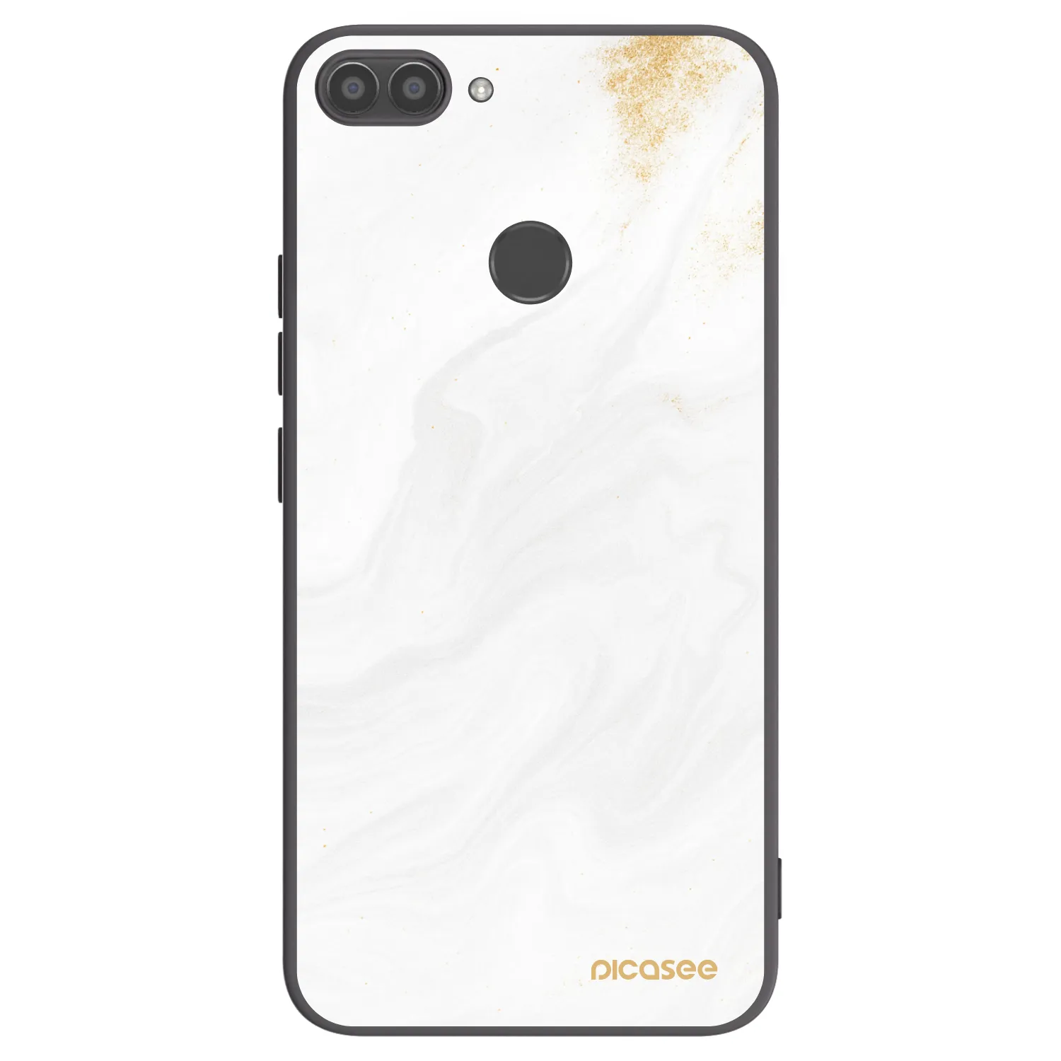 Picasee silikonski črni ovitek za Huawei P Smart - White