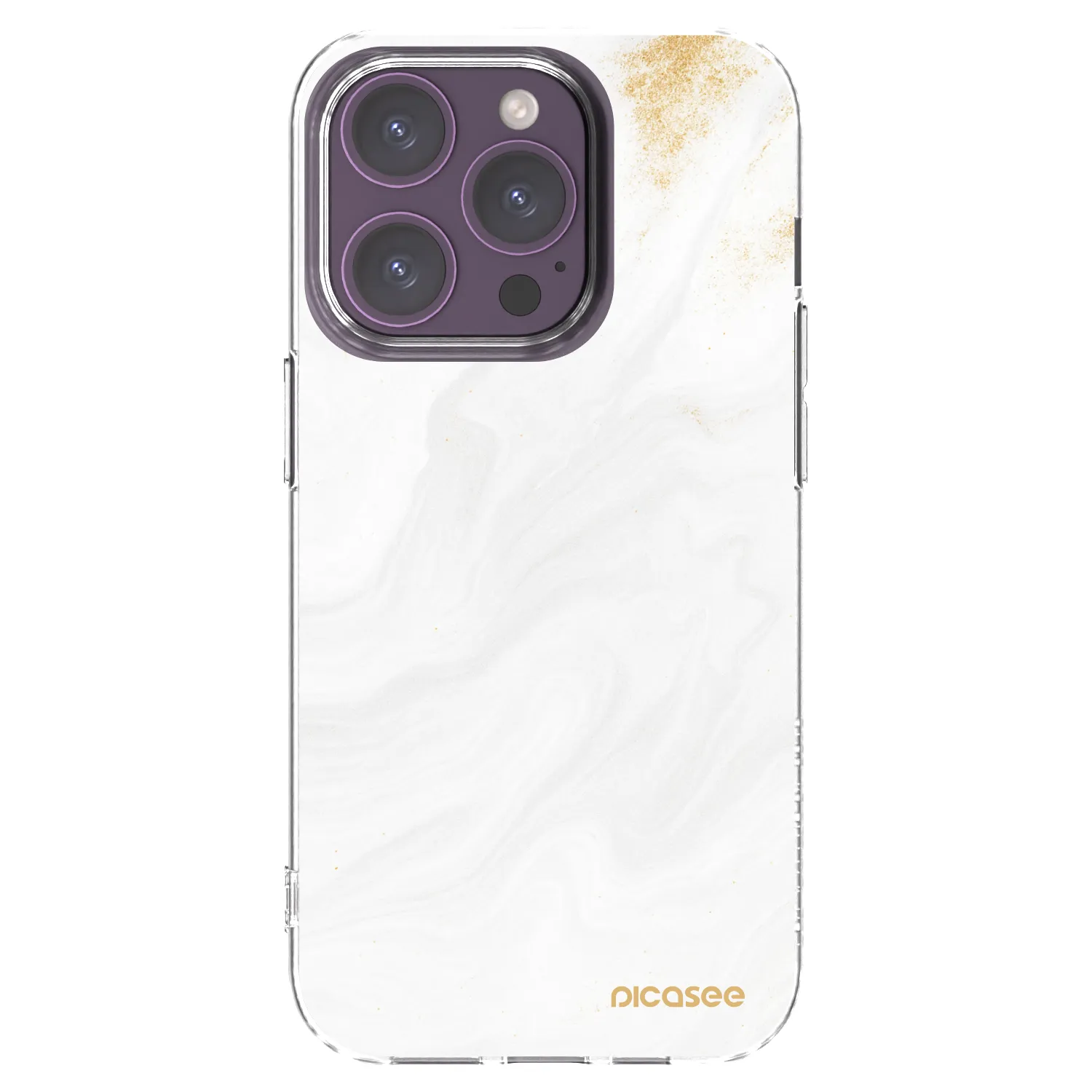 Picasee silikonski prozorni ovitek za Apple iPhone 14 Pro - White