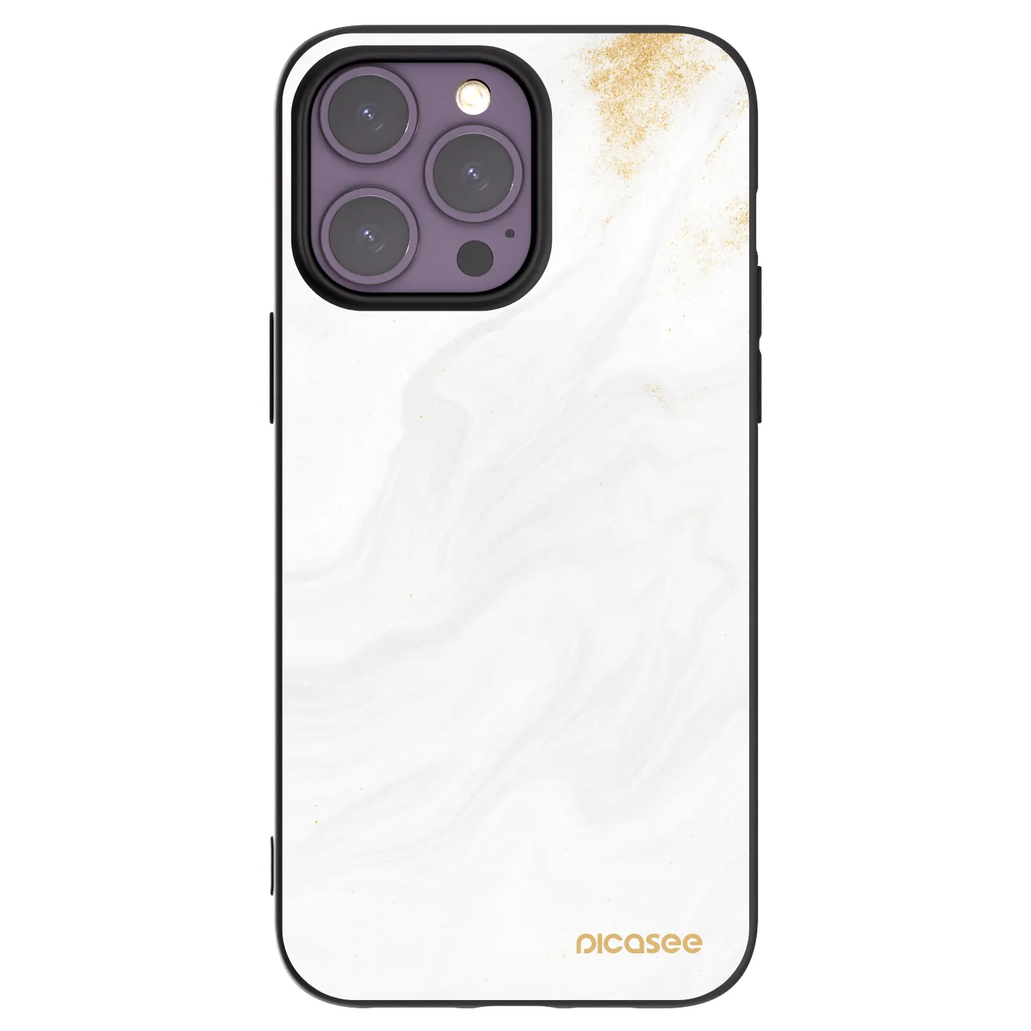 Picasee silikonski črni ovitek za Apple iPhone 14 Pro Max - White