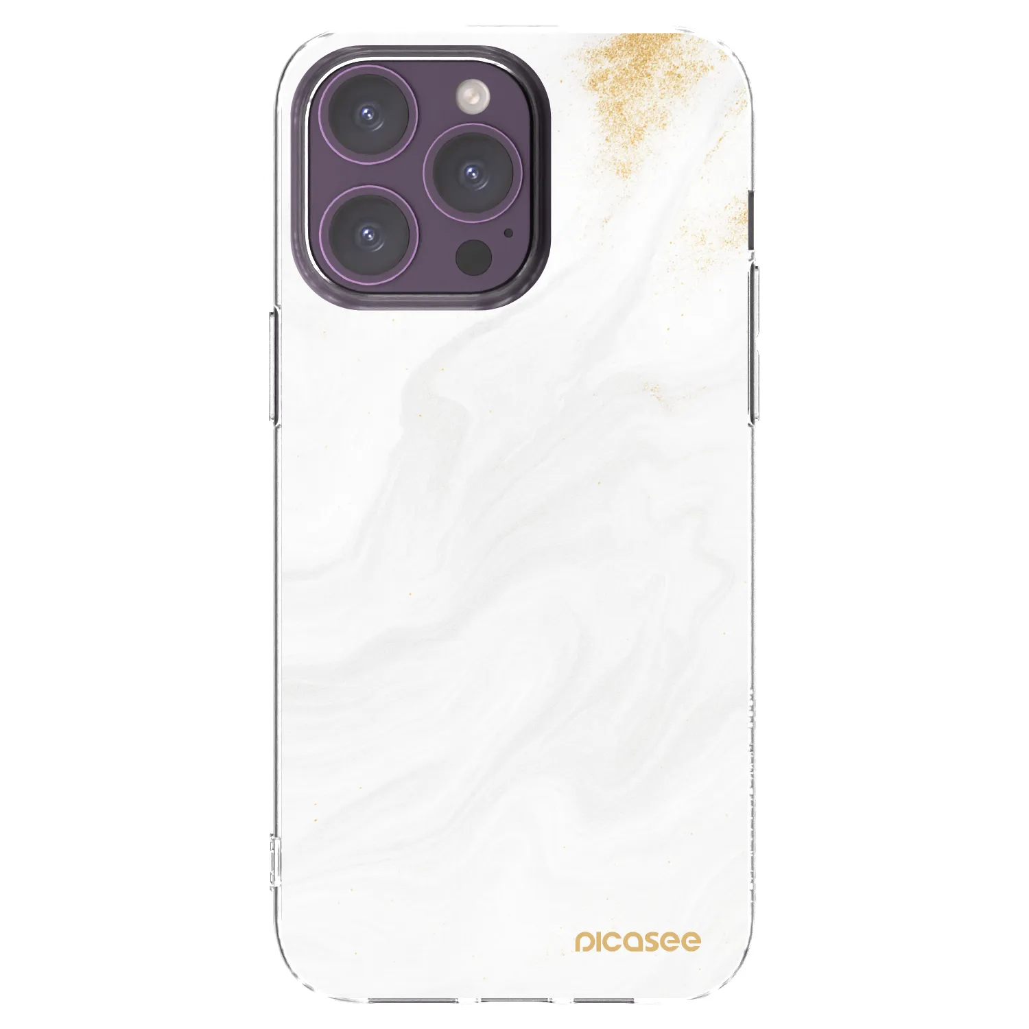 Picasee silikonski prozorni ovitek za Apple iPhone 14 Pro Max - White
