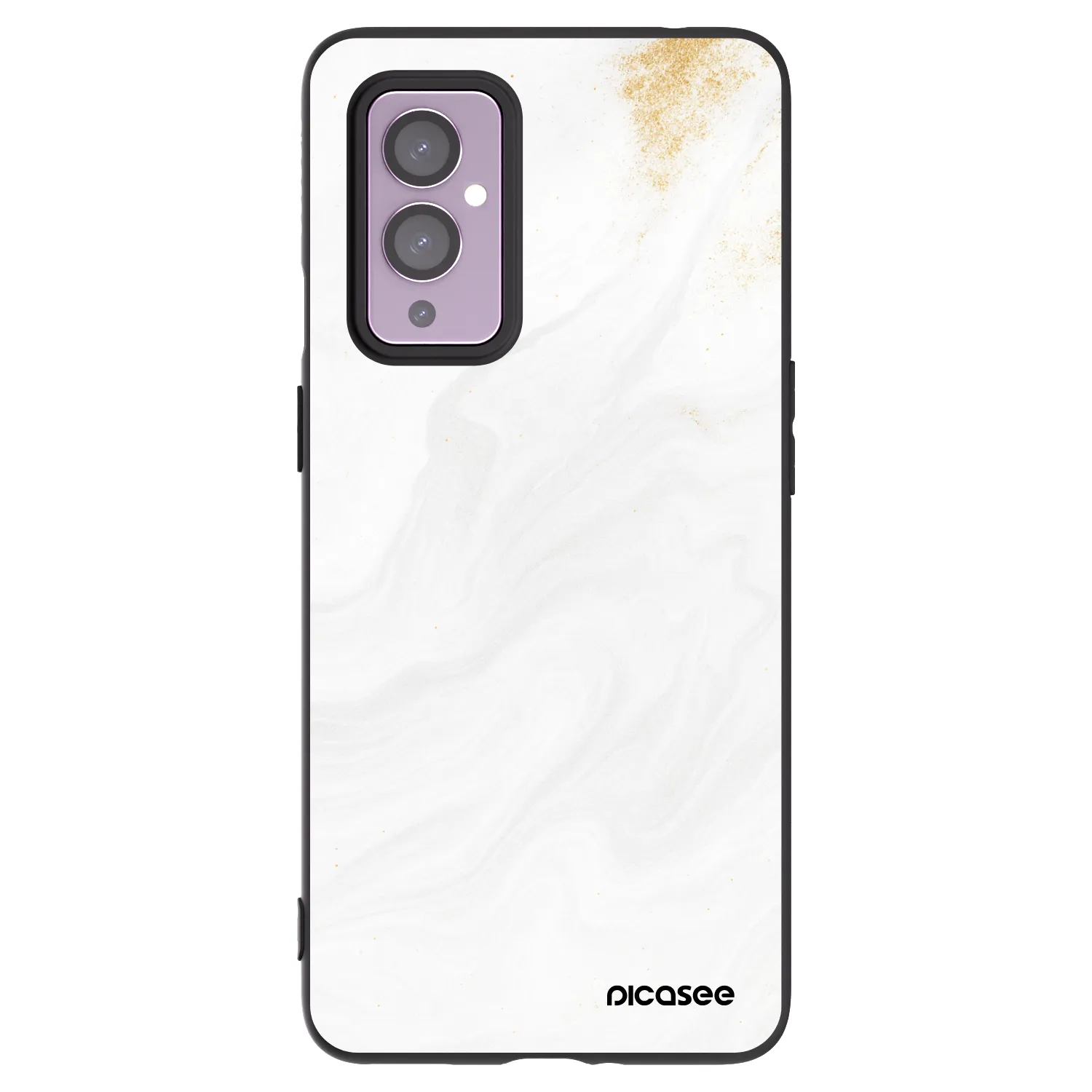 Picasee silikonski črni ovitek za OnePlus 9 - White