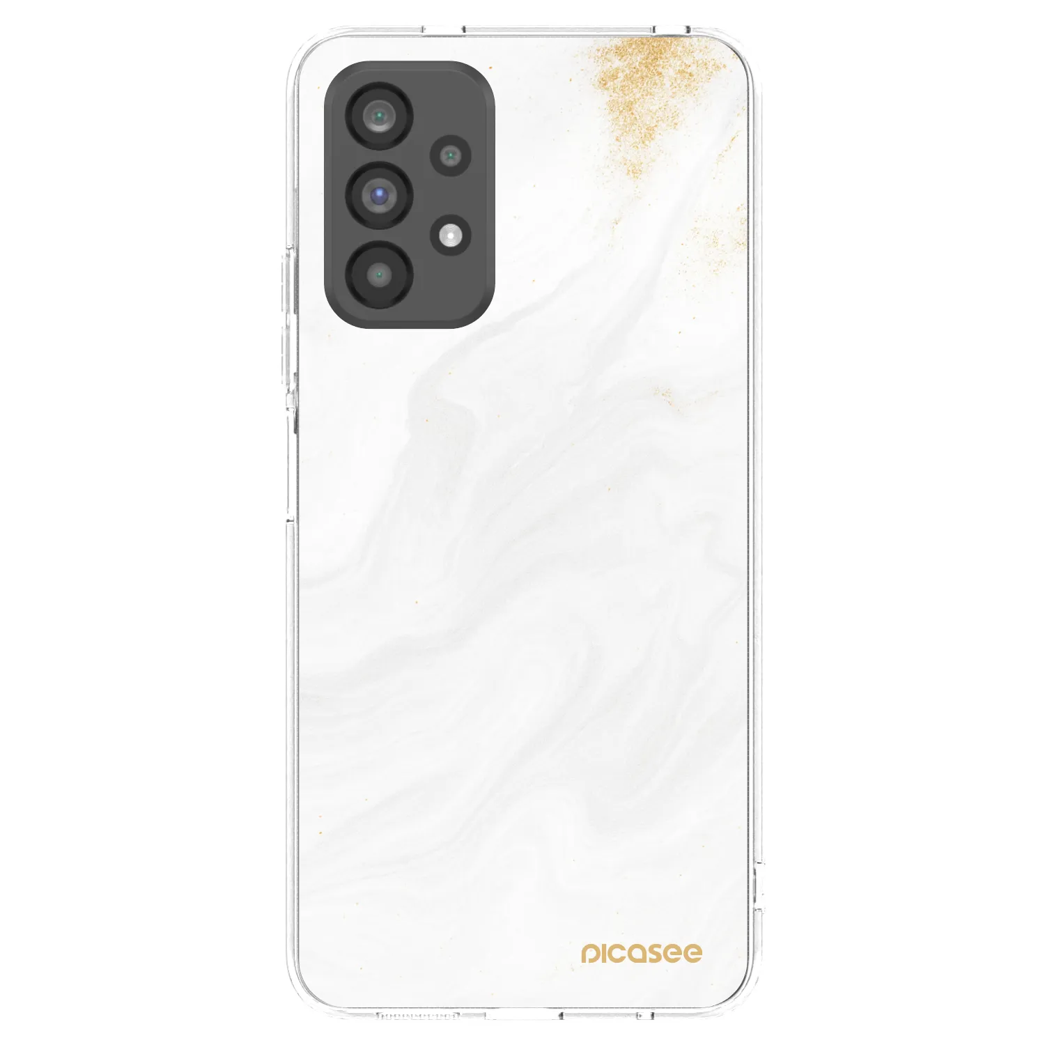 Picasee silikonski prozorni ovitek za Samsung Galaxy A73 5G - White