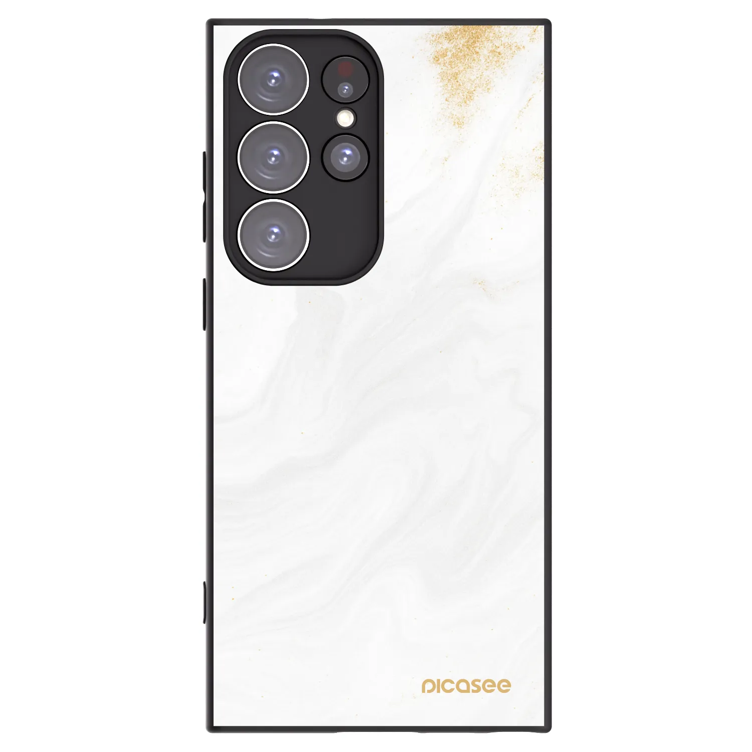 Picasee silikonski črni ovitek za Samsung Galaxy S23 Ultra 5G - White