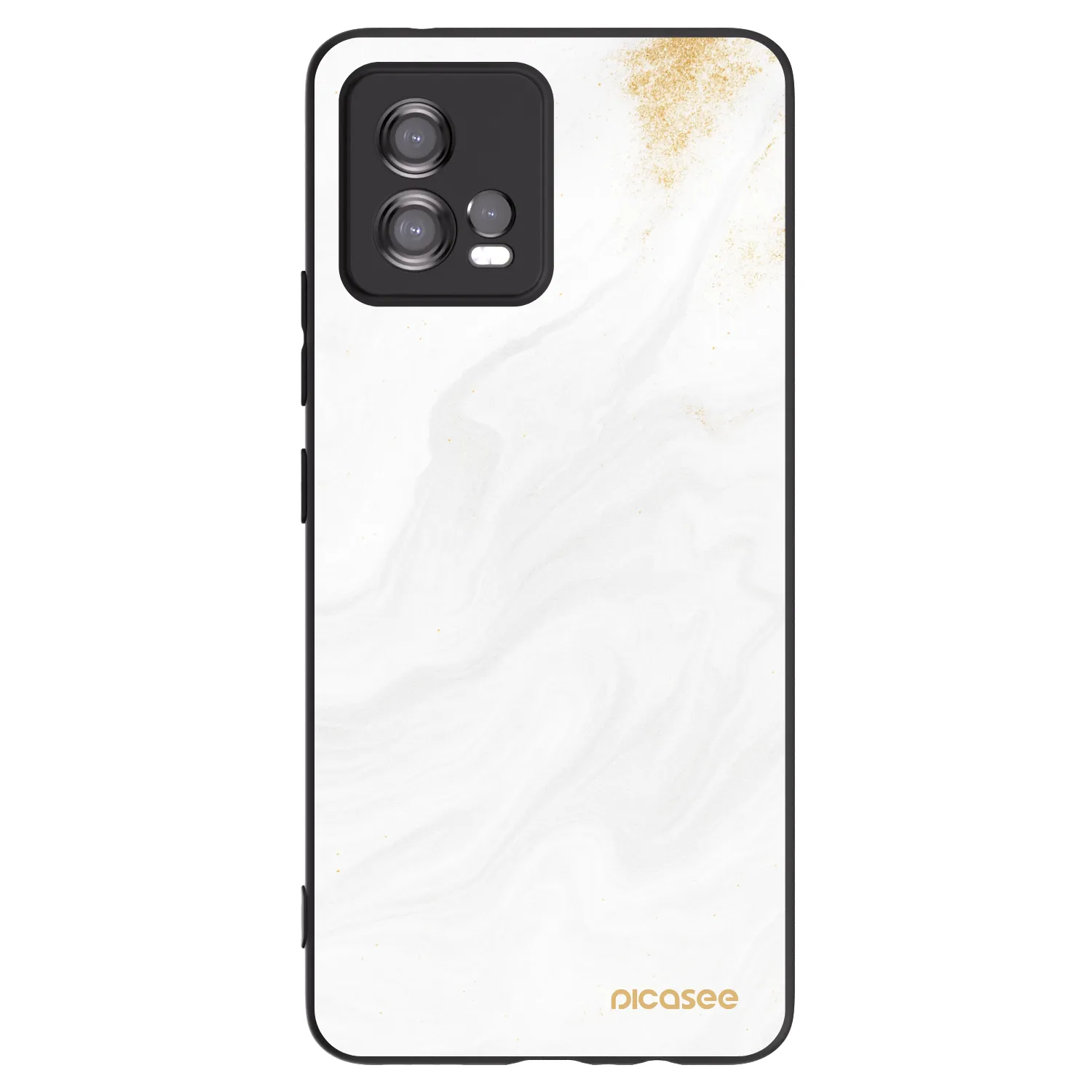 Picasee silikonski črni ovitek za Motorola Moto G72 - White