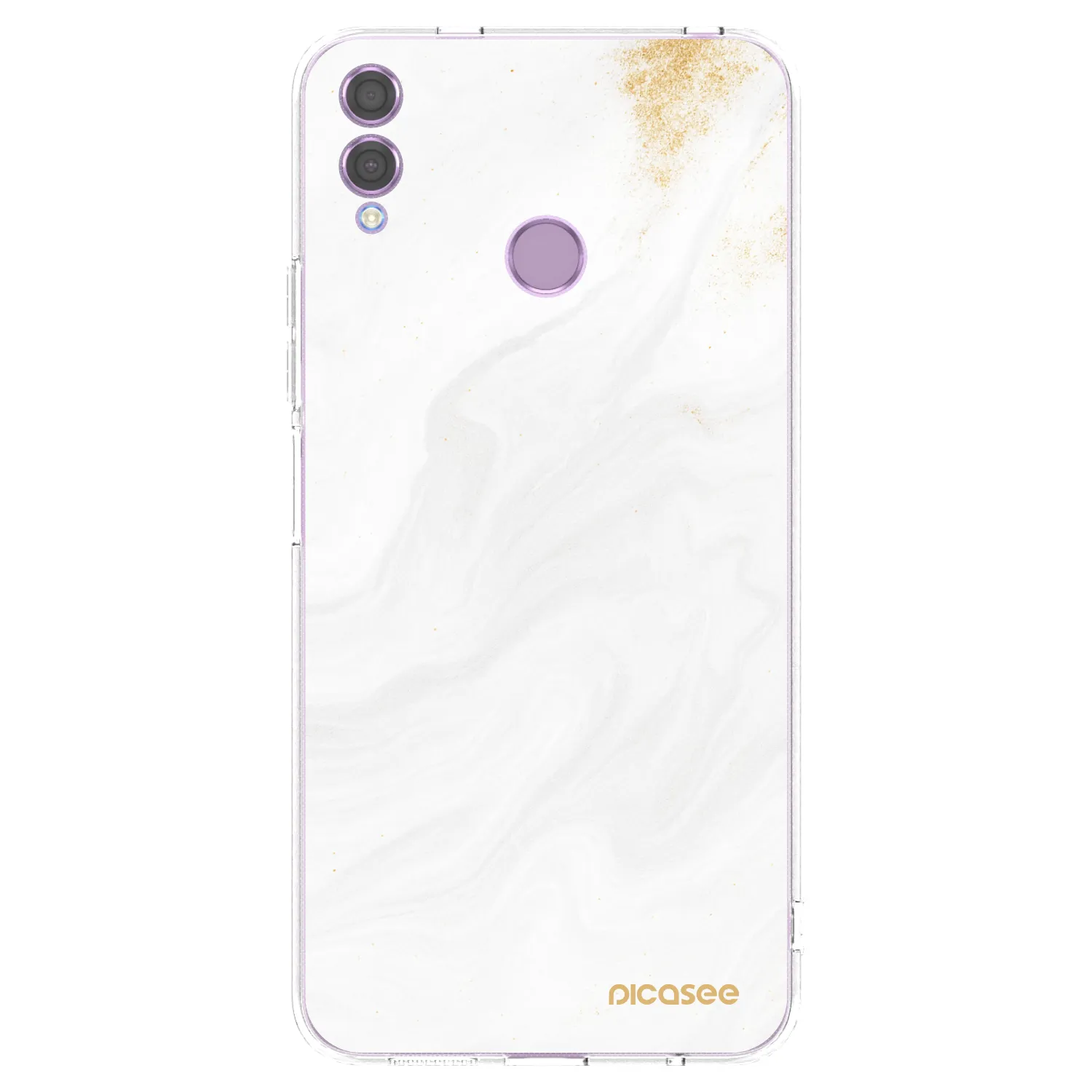 Picasee silikonski prozorni ovitek za Honor 8X - White