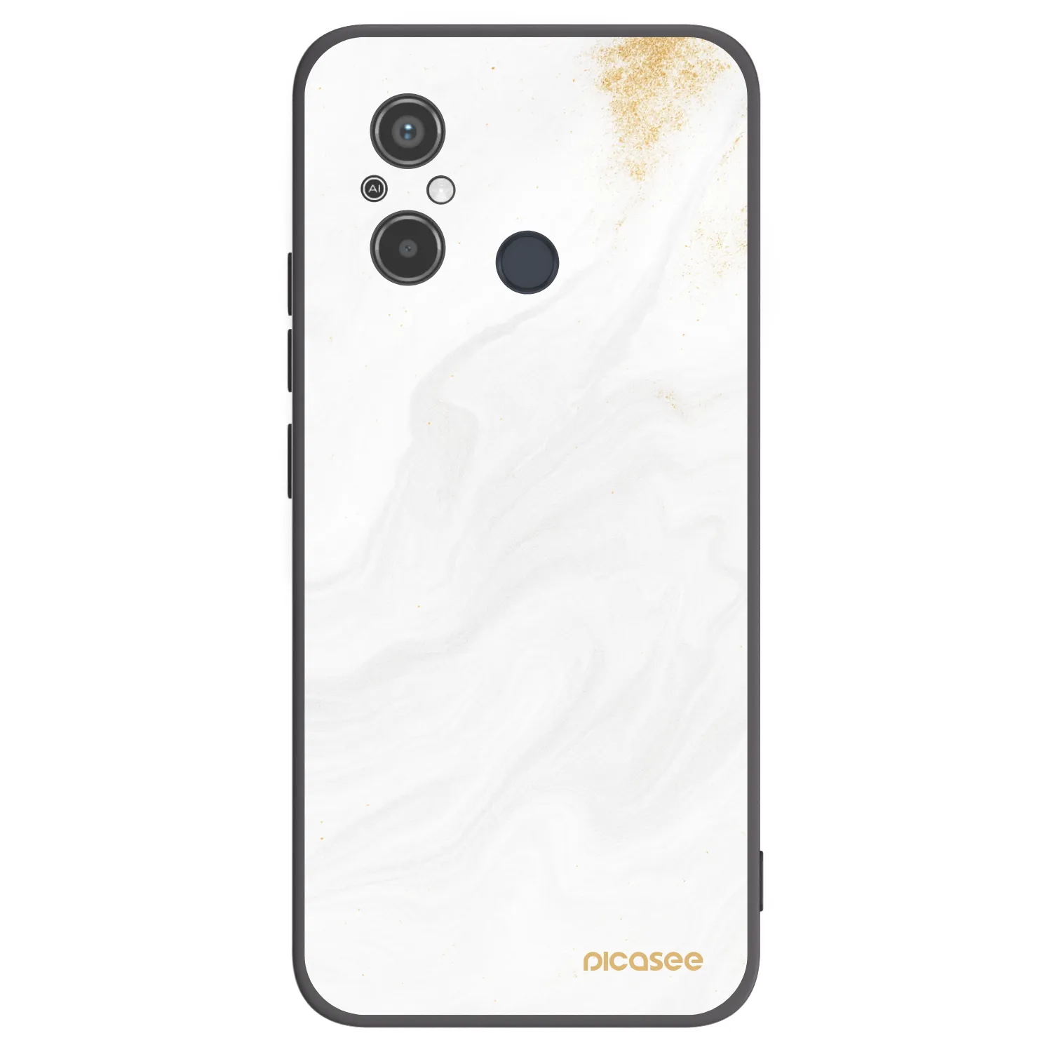 Picasee silikonski črni ovitek za Xiaomi Redmi 12C - White