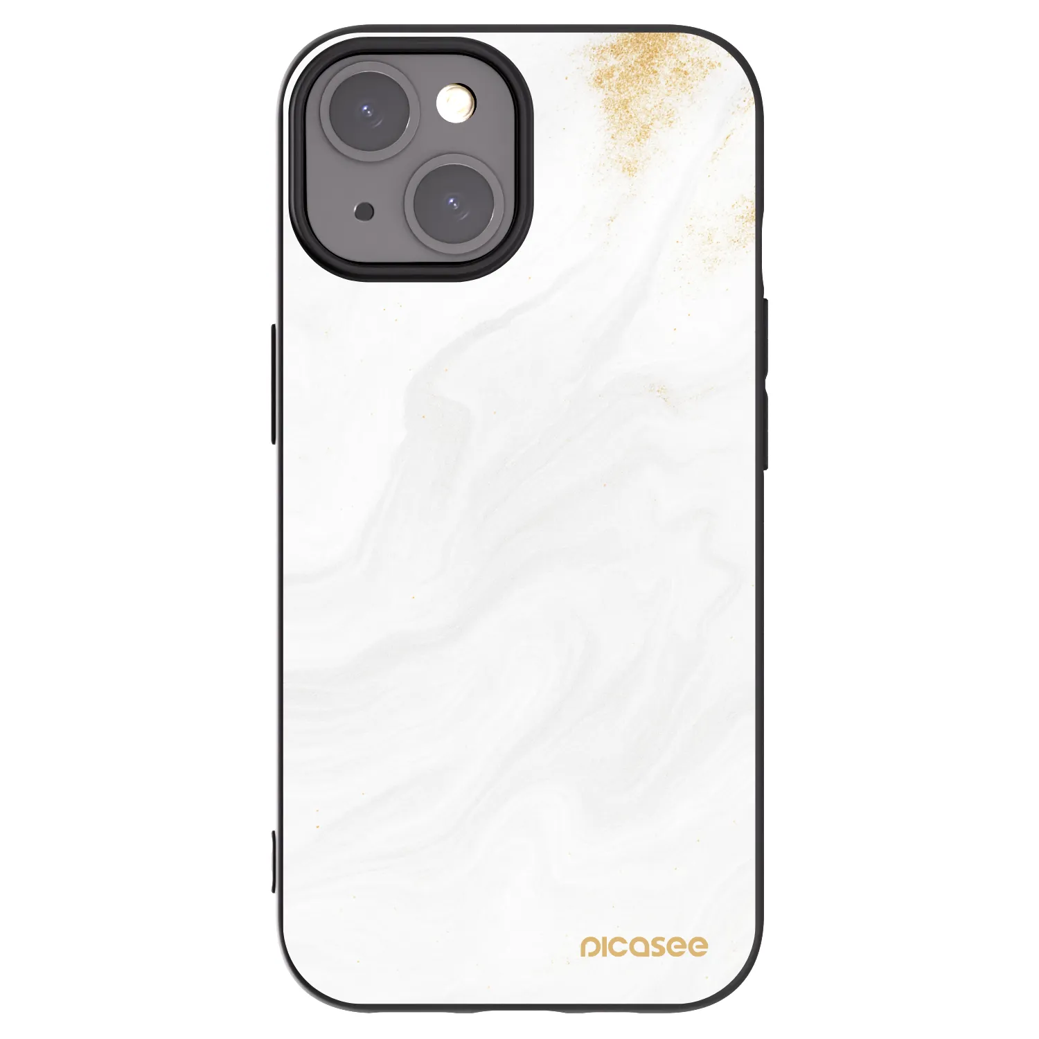 Picasee silikonski črni ovitek za Apple iPhone 15 - White
