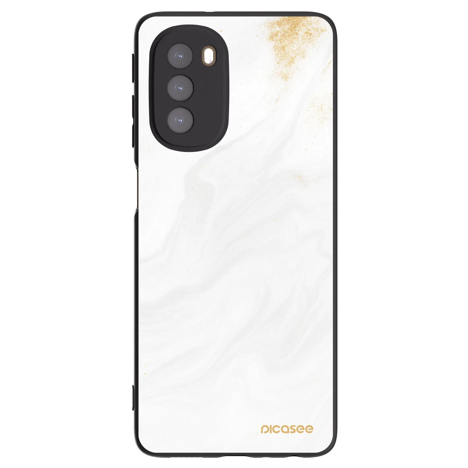 Picasee silikonski črni ovitek za Motorola Moto G51 - White