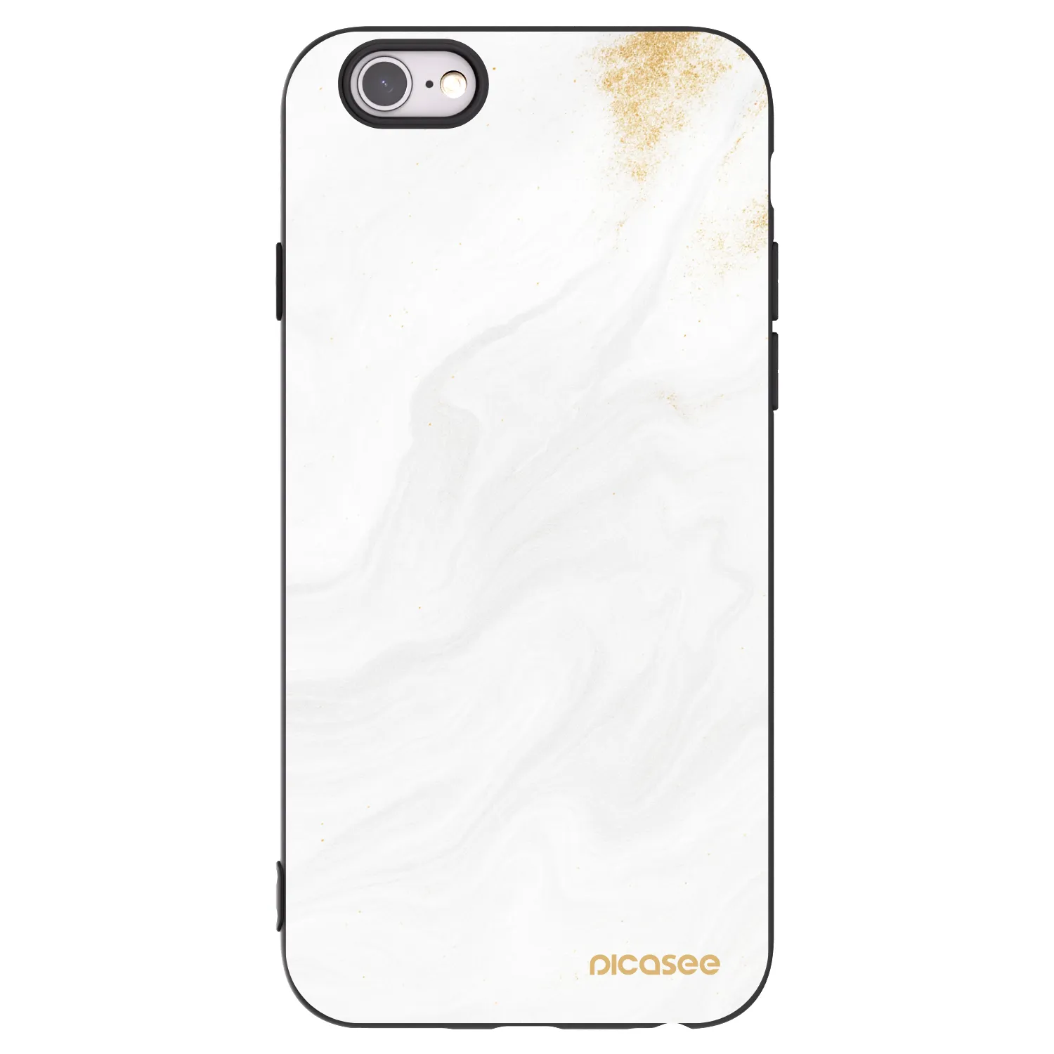 Picasee silikonski črni ovitek za Apple iPhone 6/6S - White