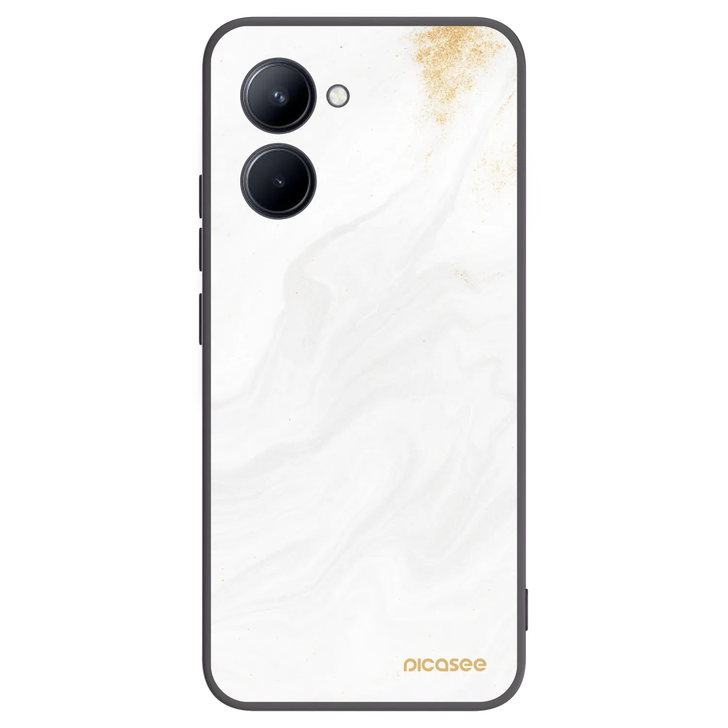 Picasee silikonski črni ovitek za Realme C33 (2023) - White