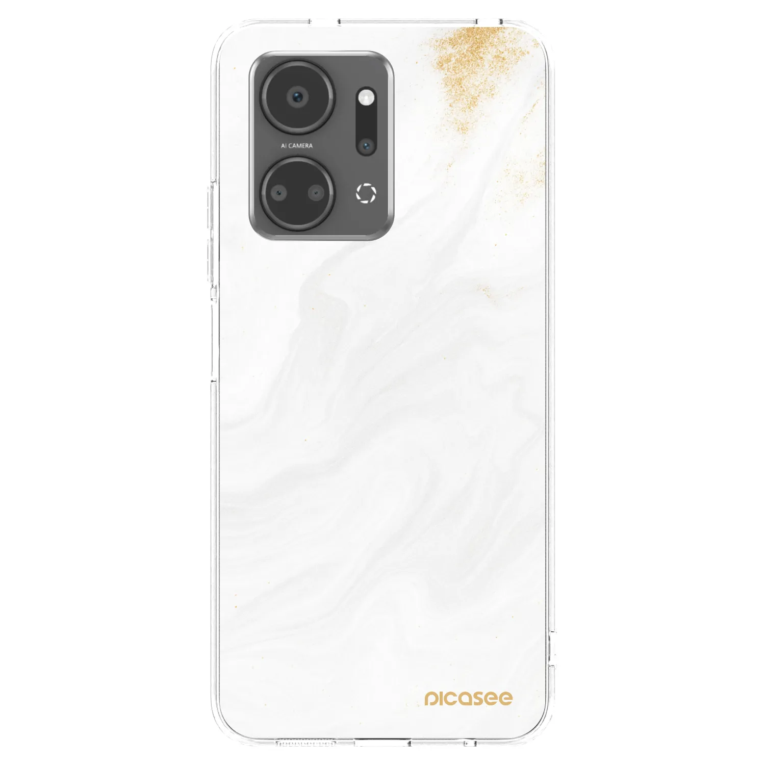 Picasee silikonski prozorni ovitek za Honor X7a - White