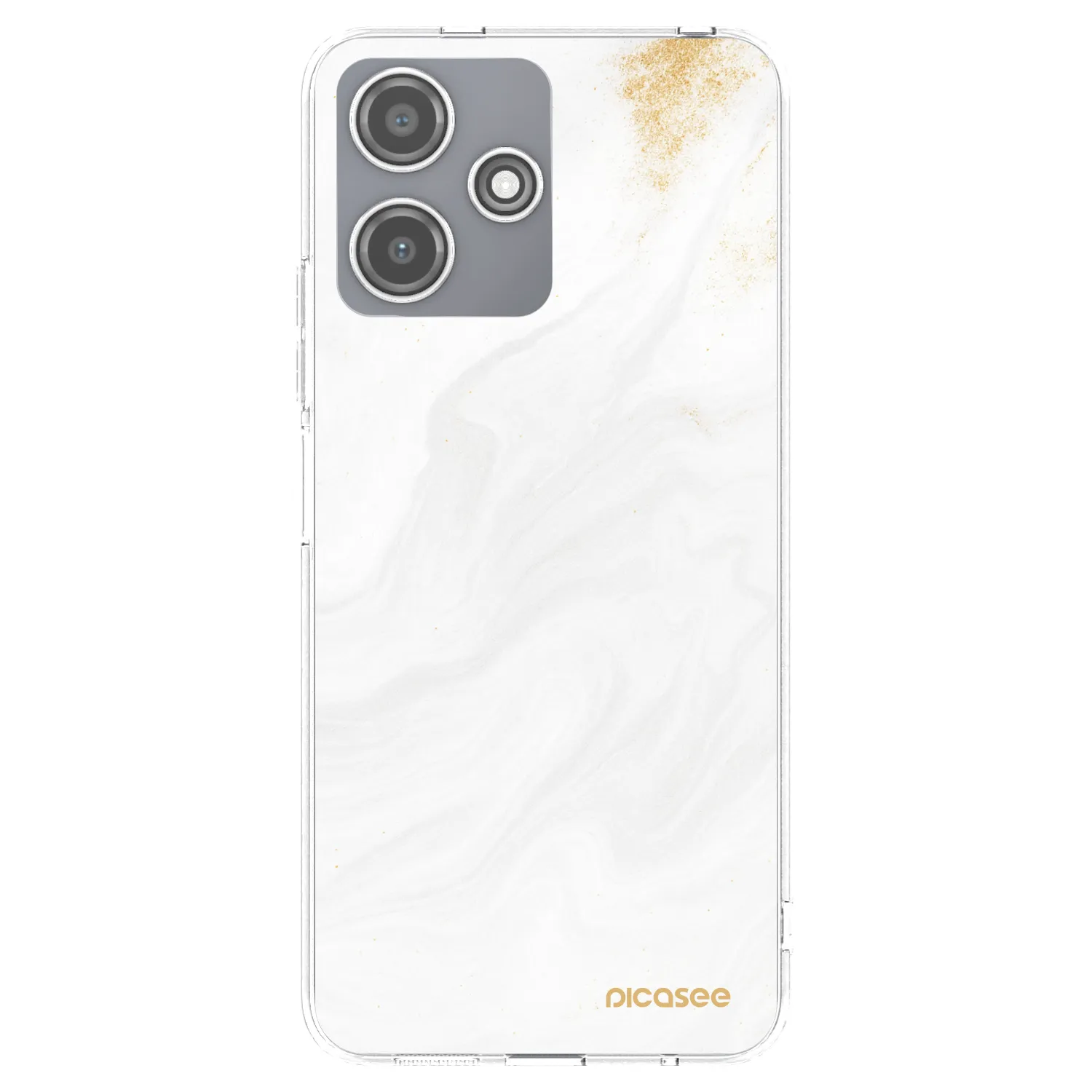 Picasee silikonski prozorni ovitek za Xiaomi Redmi 12 5G - White
