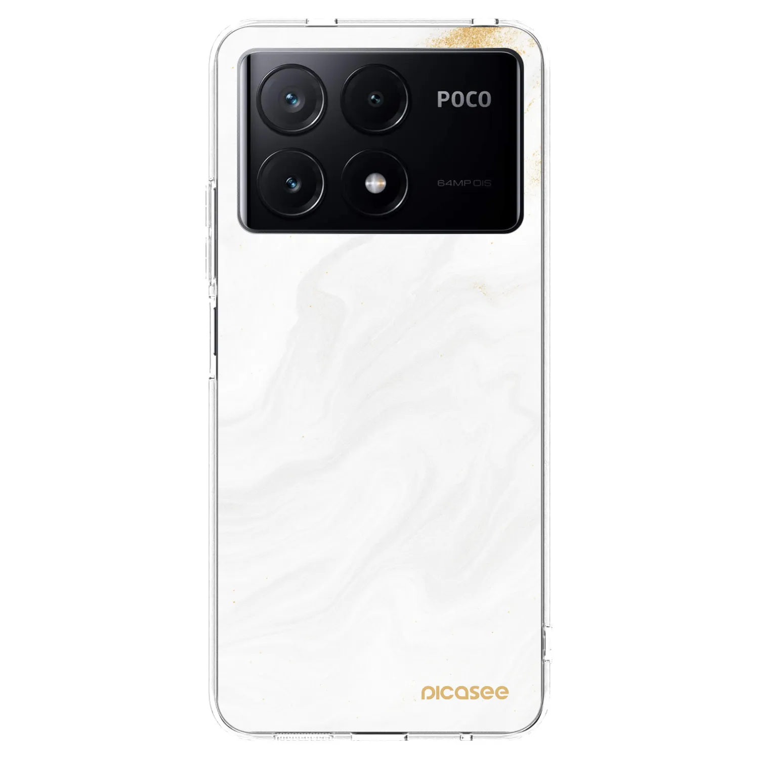 Picasee silikonski prozorni ovitek za Xiaomi Poco X6 Pro - White