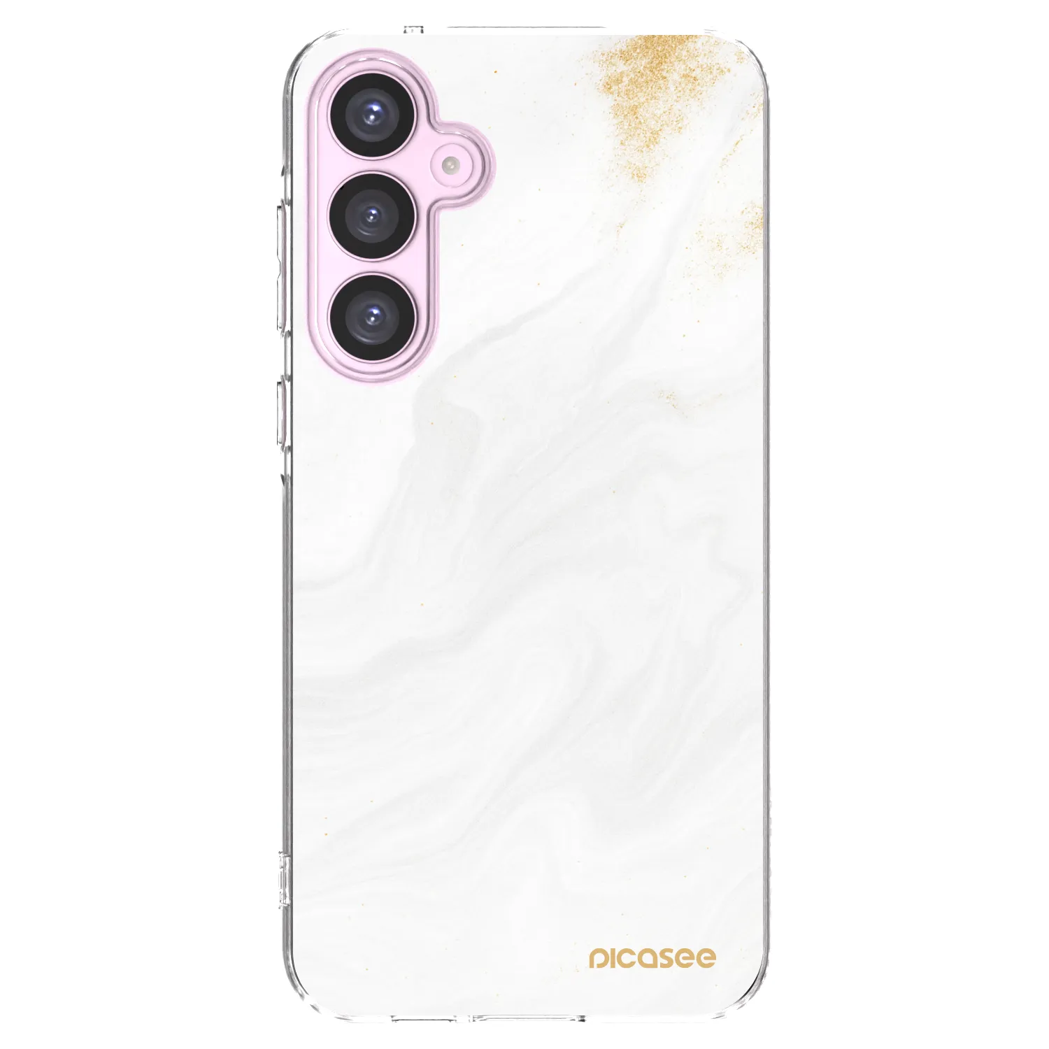Picasee silikonski prozorni ovitek za Samsung Galaxy A55 5G A556B - White