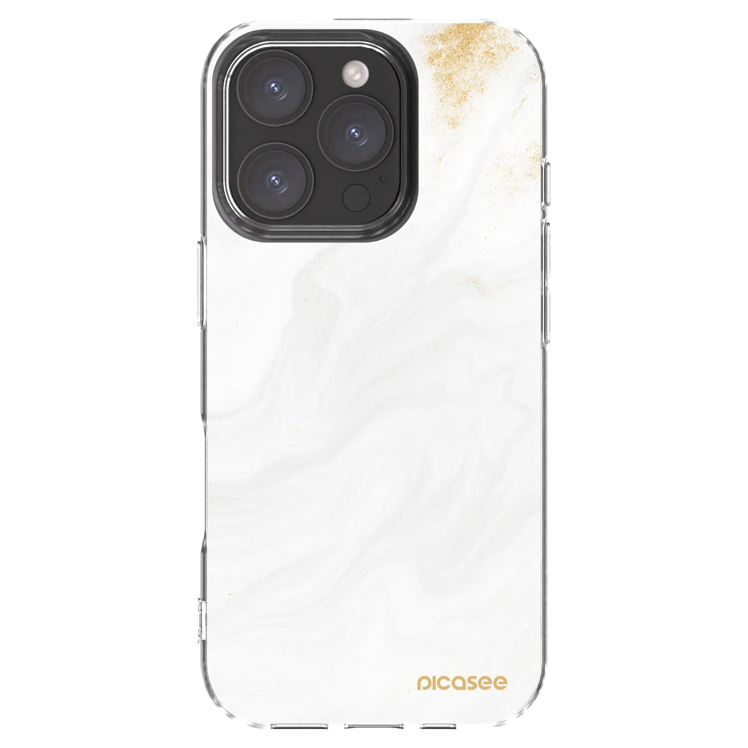 Picasee silikonski prozorni ovitek za Apple iPhone 16 Pro - White