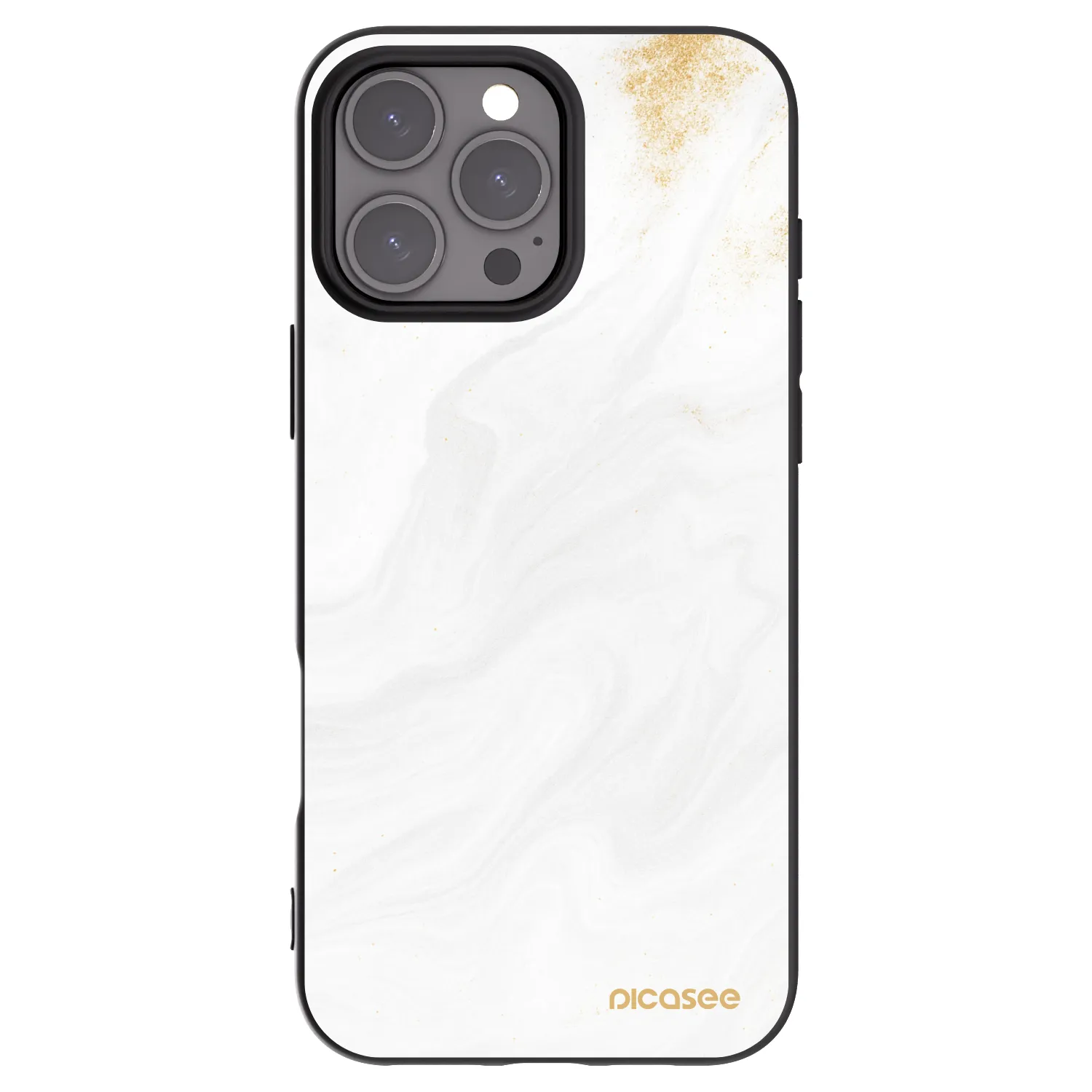 Picasee silikonski črni ovitek za Apple iPhone 16 Pro Max - White