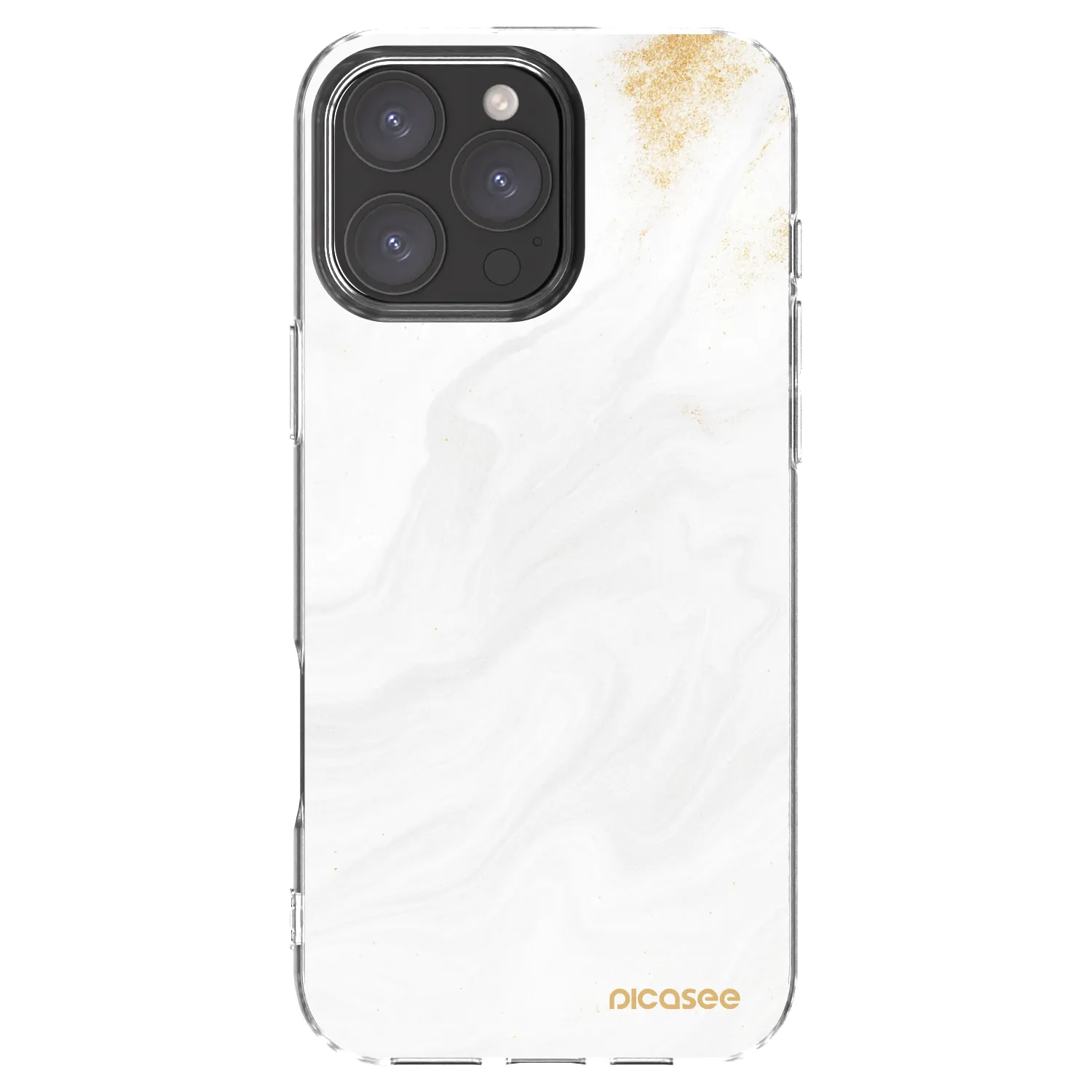 Picasee silikonski prozorni ovitek za Apple iPhone 16 Pro Max - White