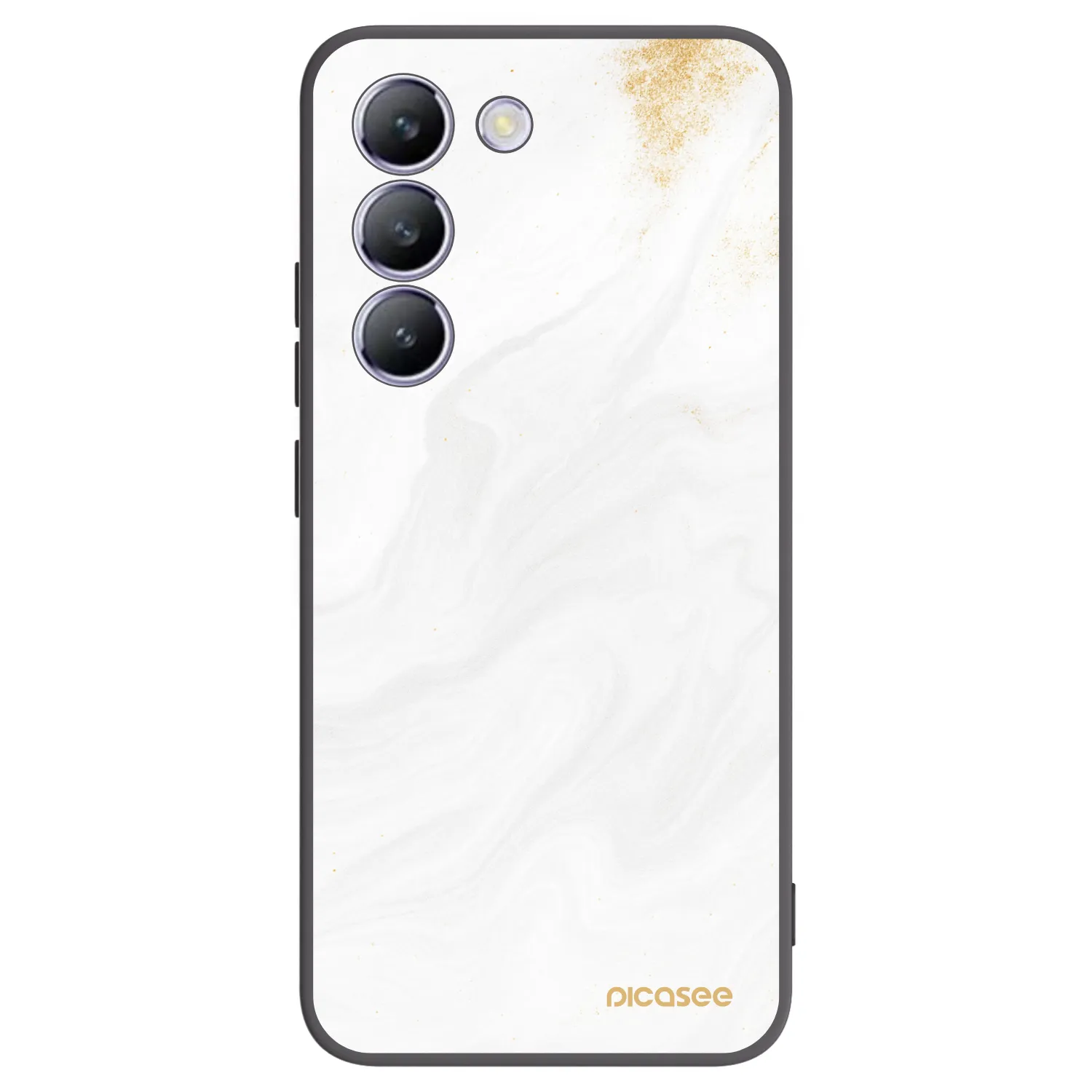 Picasee silikonski črni ovitek za Vivo V40 SE 5G - White