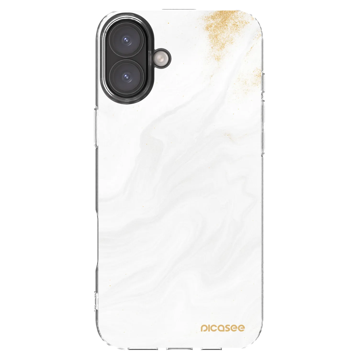 Picasee silikonski prozorni ovitek za Apple iPhone 16 Plus - White