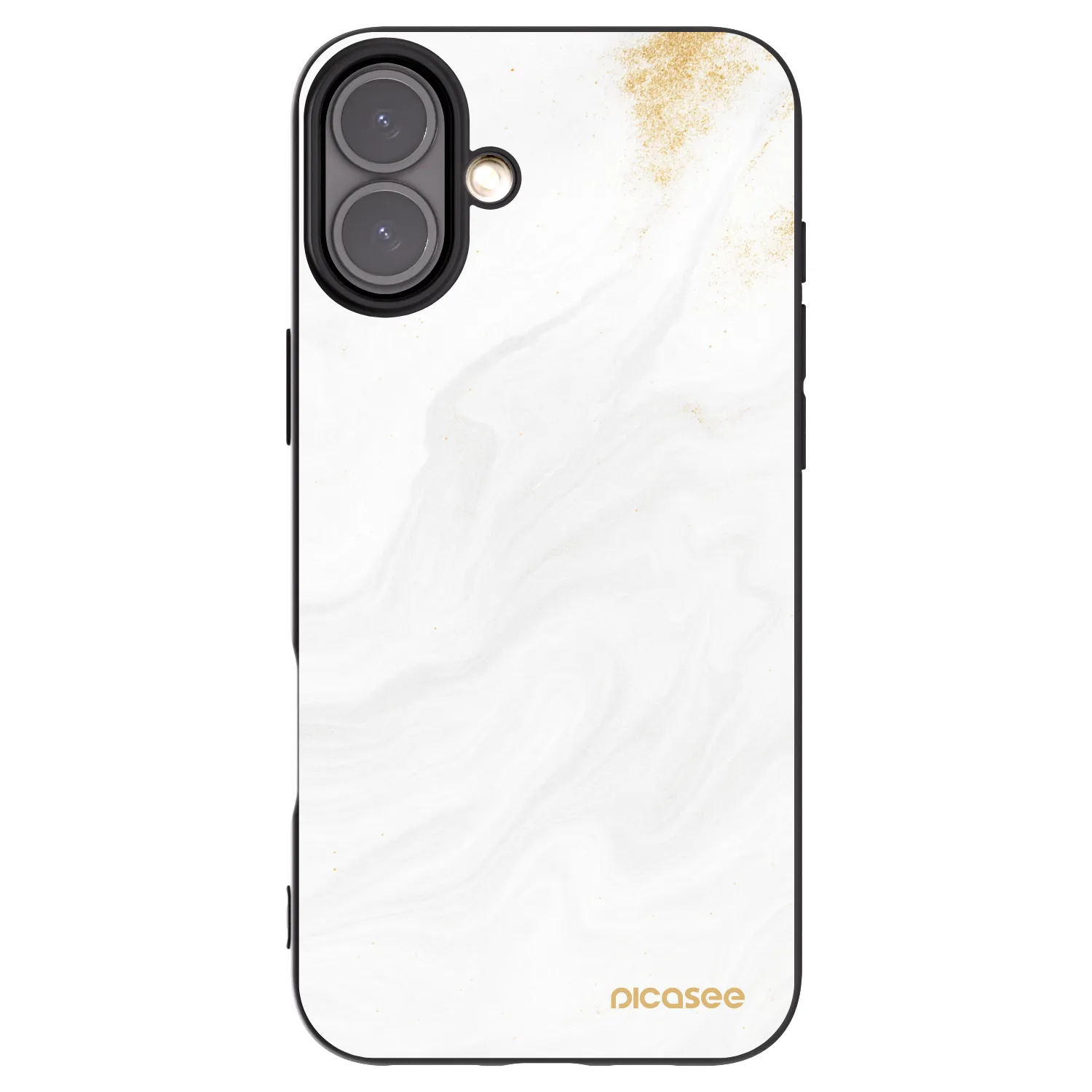 Picasee silikonski črni ovitek za Apple iPhone 16 Plus - White