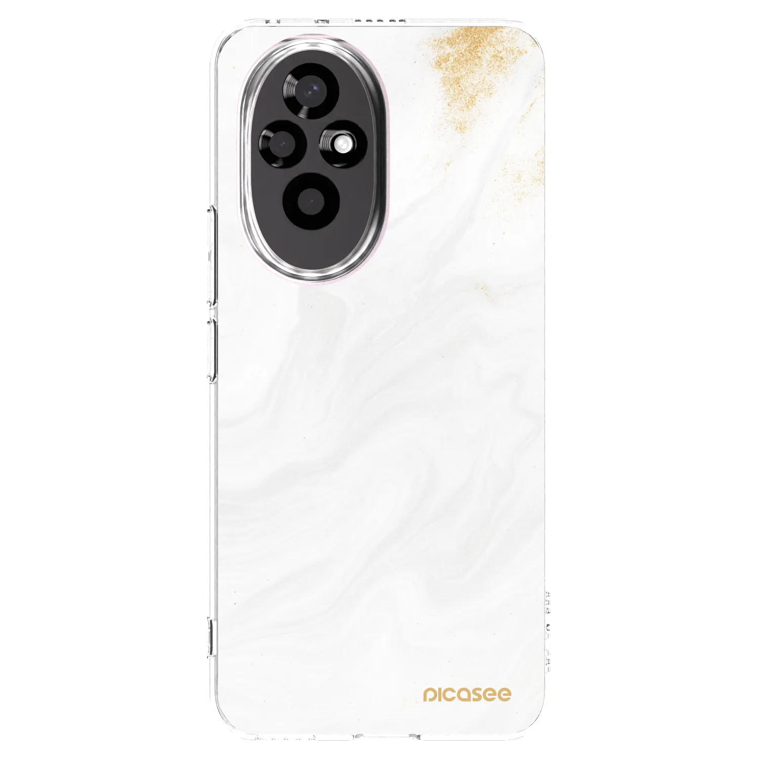 Picasee silikonski prozorni ovitek za Honor 200 Pro 5G - White