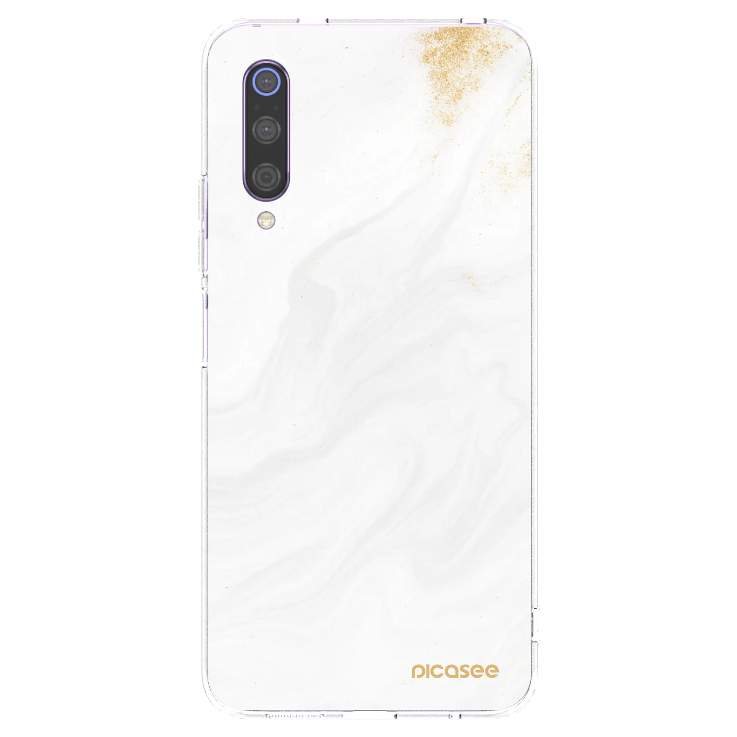 Picasee silikonski prozorni ovitek za Xiaomi Mi 9 - White