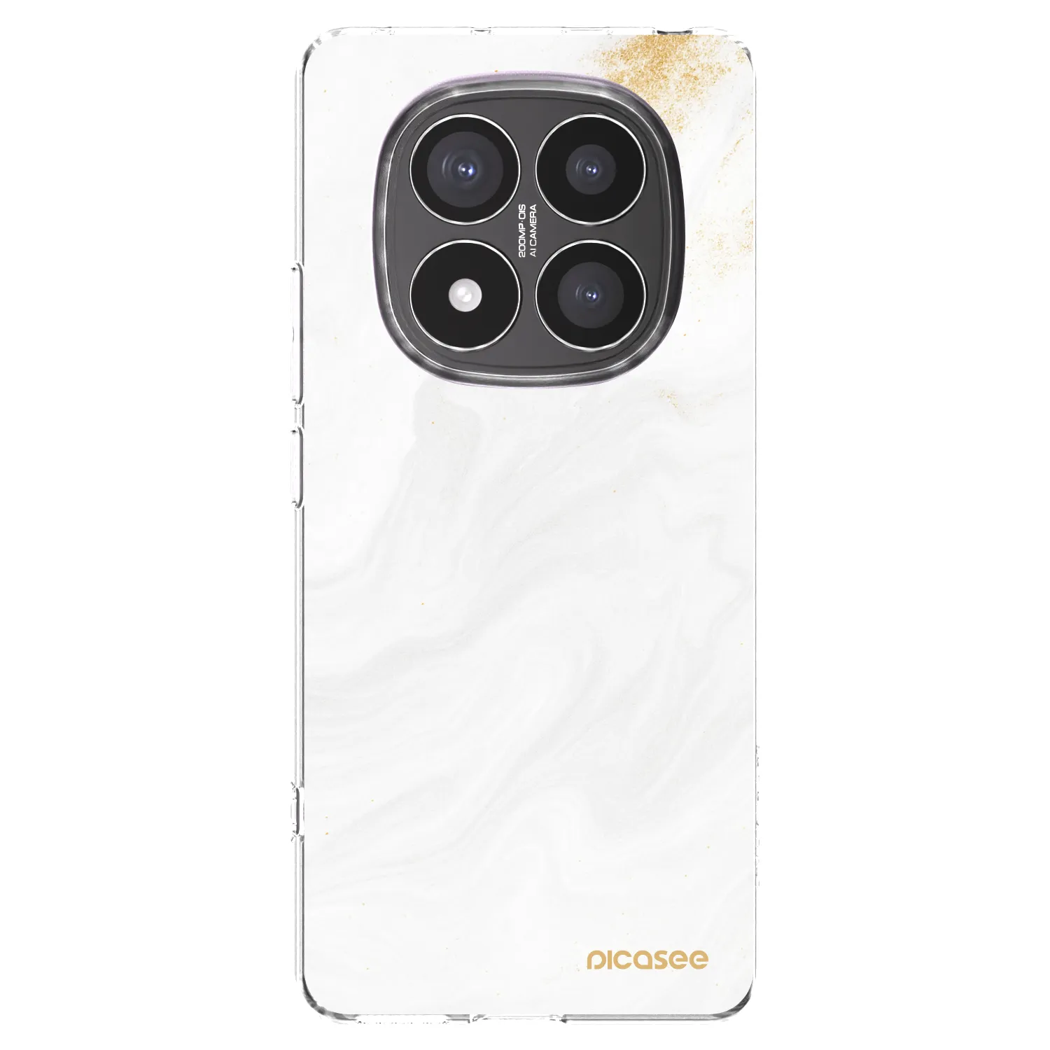 Picasee silikonski prozorni ovitek za Xiaomi Redmi Note 14 Pro+ 5G - White