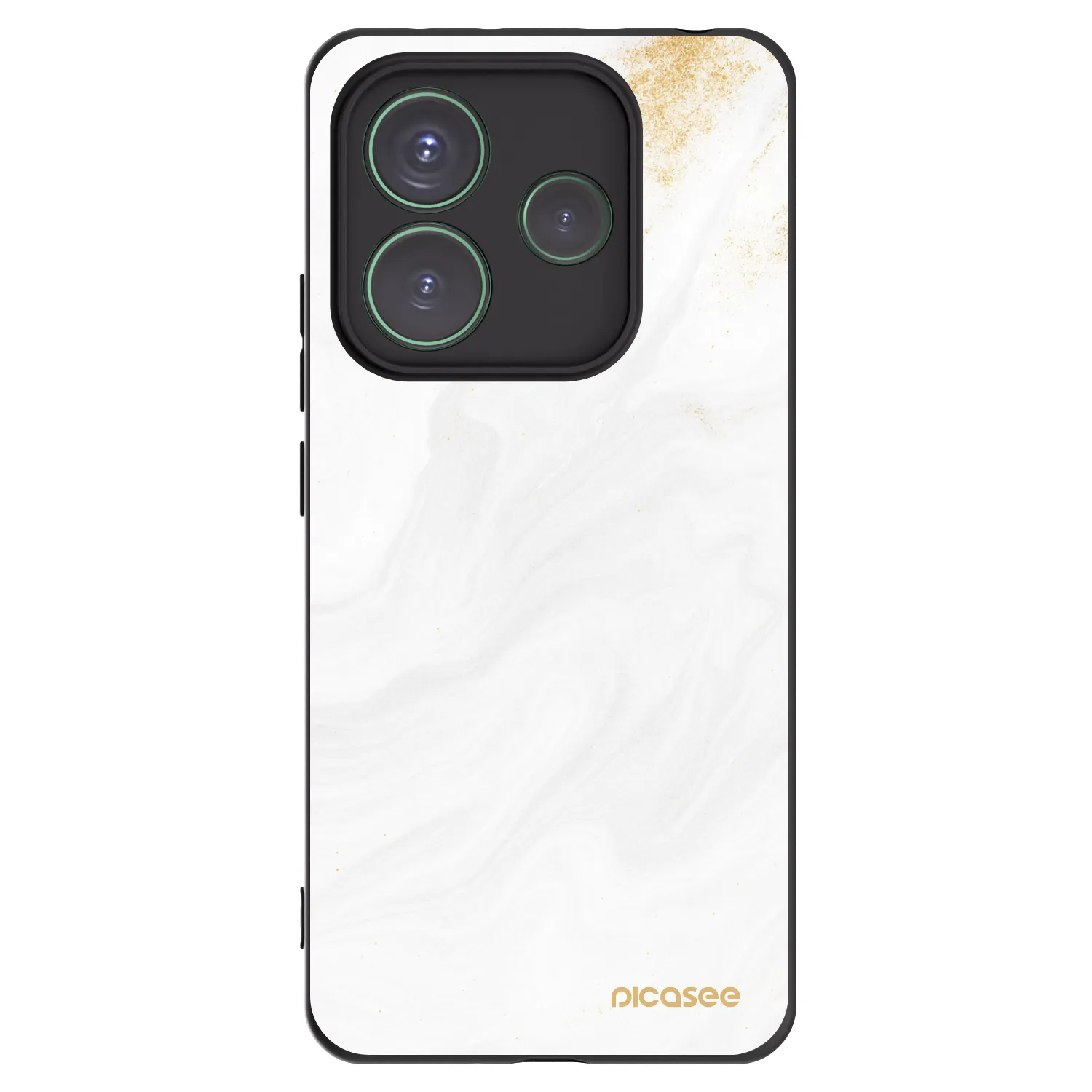 Picasee silikonski črni ovitek za Xiaomi Redmi Note 14 5G - White