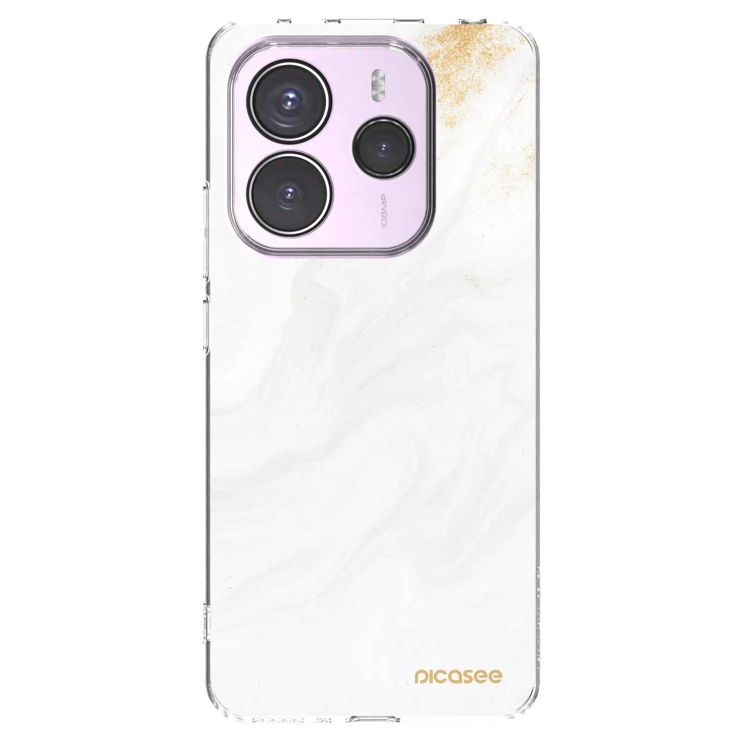 Picasee silikonski prozorni ovitek za Xiaomi Redmi Note 14 5G - White
