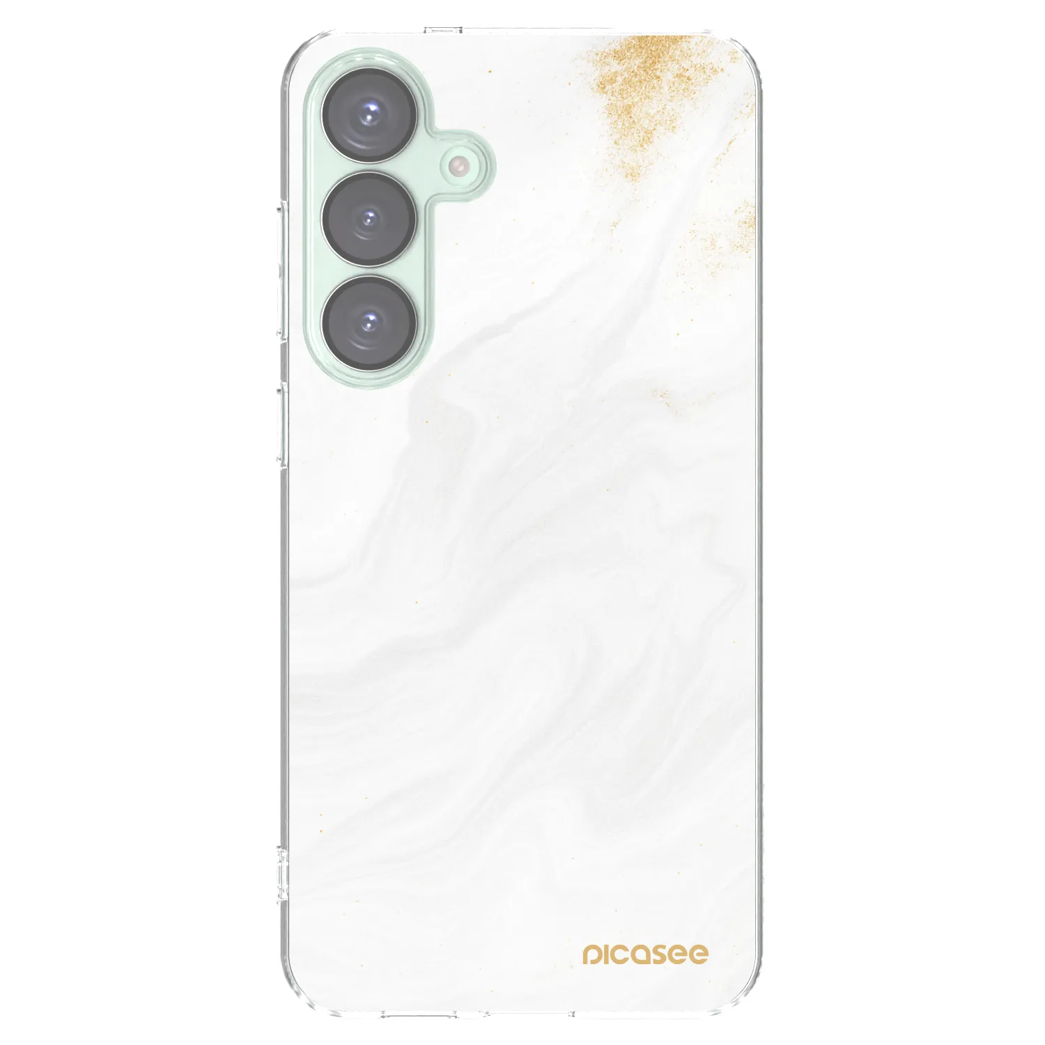 Picasee silikonski prozorni ovitek za Samsung Galaxy S25+ 5G - White