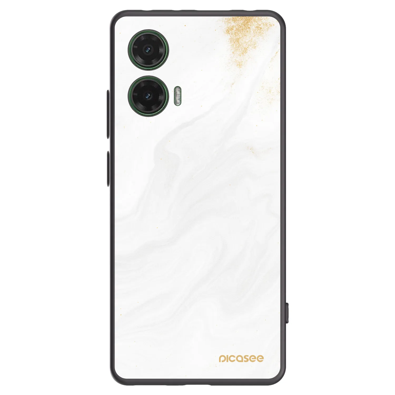 Picasee silikonski črni ovitek za Motorola Moto G35 5G - White
