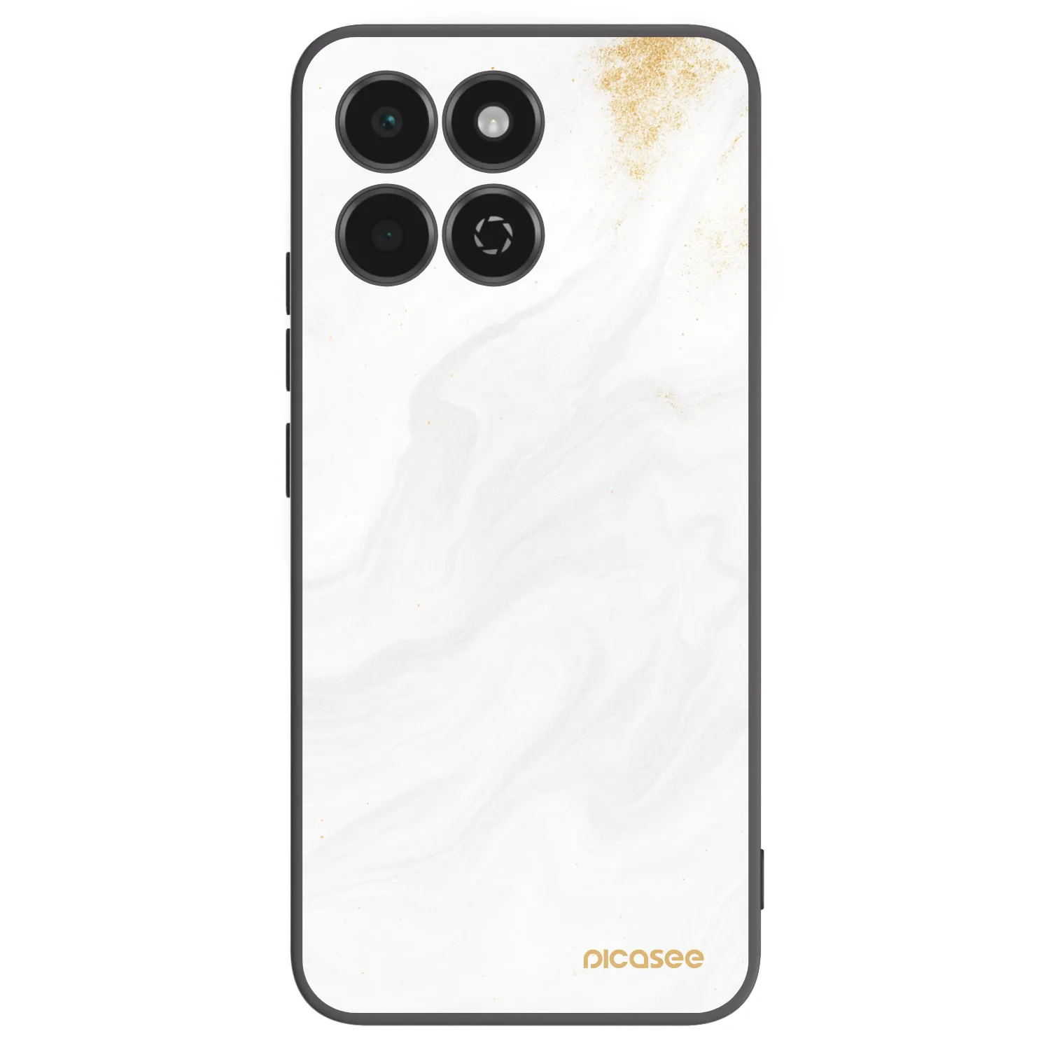Picasee silikonski črni ovitek za Honor 200 Smart 5G - White
