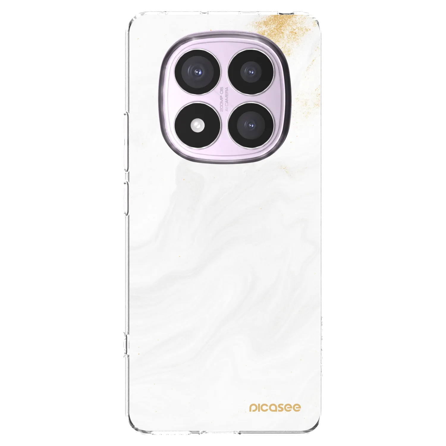 Picasee silikonski prozorni ovitek za Xiaomi Redmi Note 14 Pro 4G - White