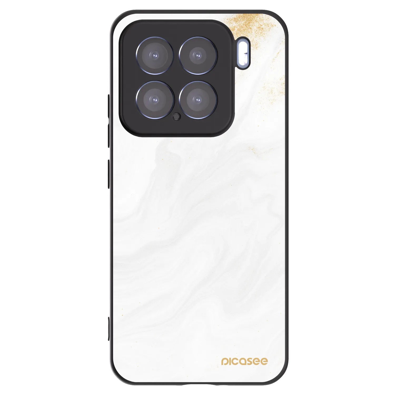 Picasee silikonski črni ovitek za Xiaomi 15 - White