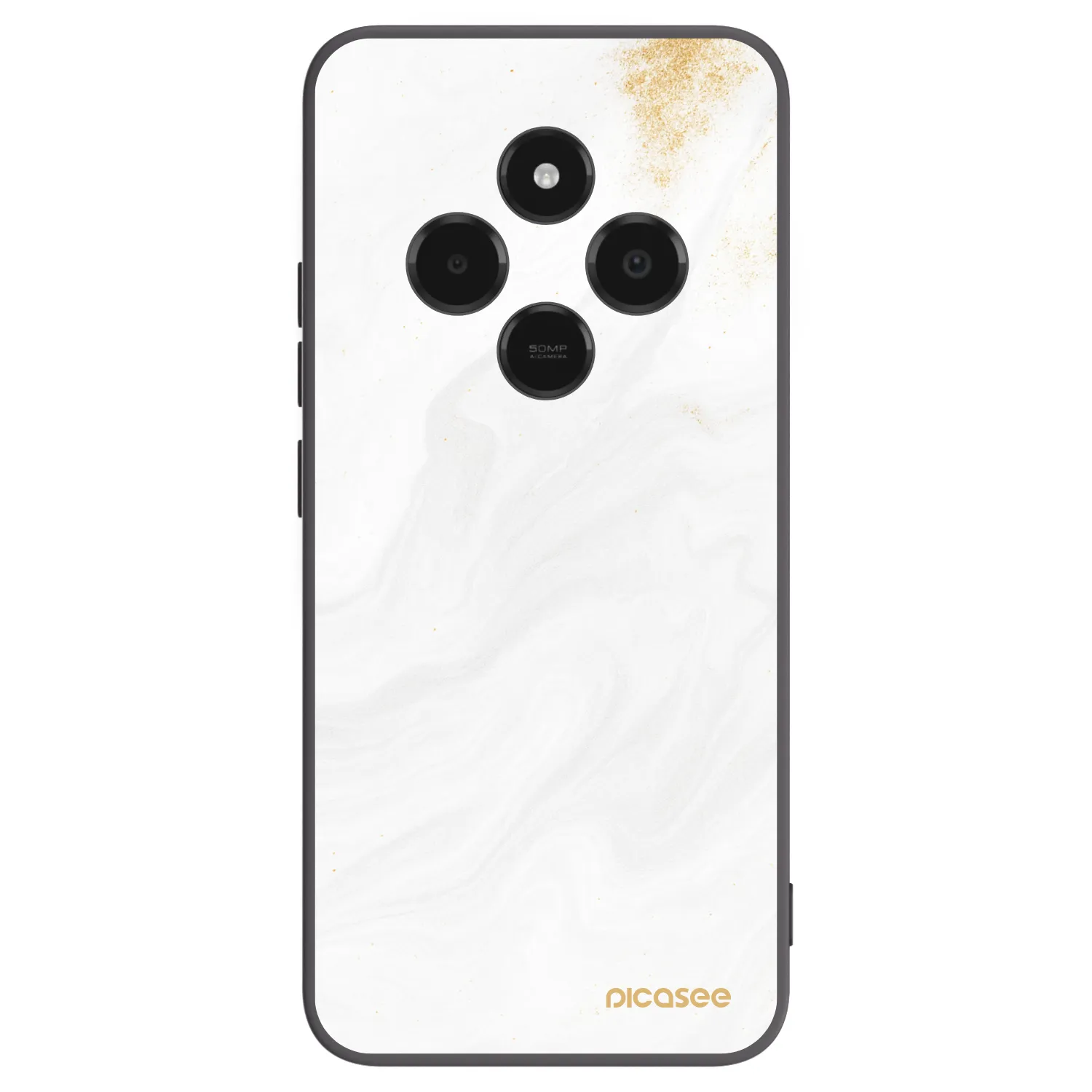 Picasee silikonski črni ovitek za Xiaomi Poco C75 - White