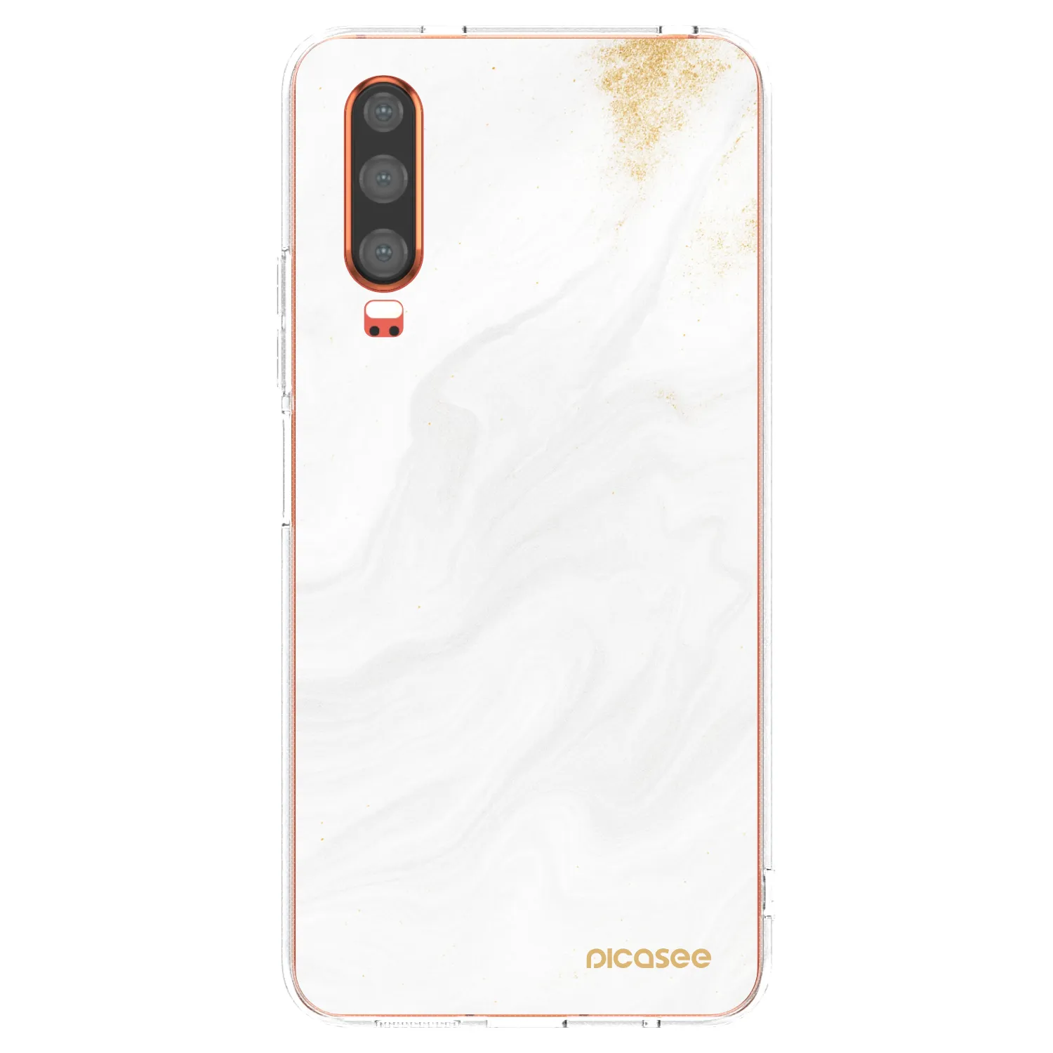 Picasee silikonski prozorni ovitek za Huawei P30 - White